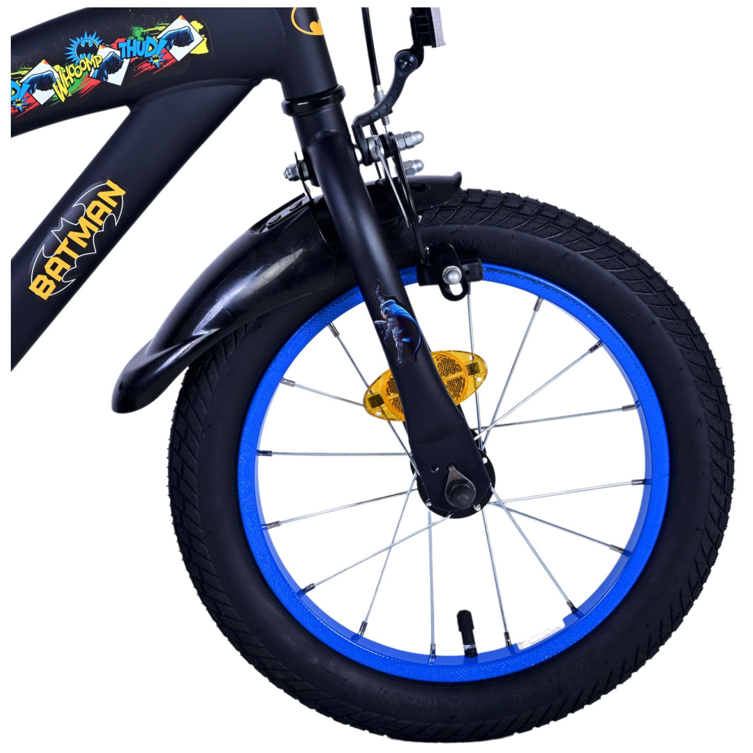 Batman Fiets - 14 inch - Zwart