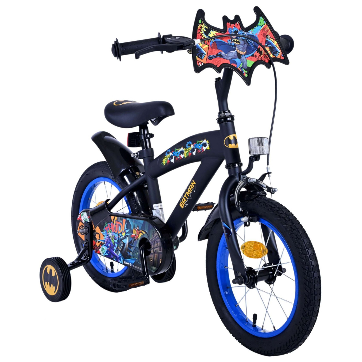 Batman Fiets - 14 inch - Zwart