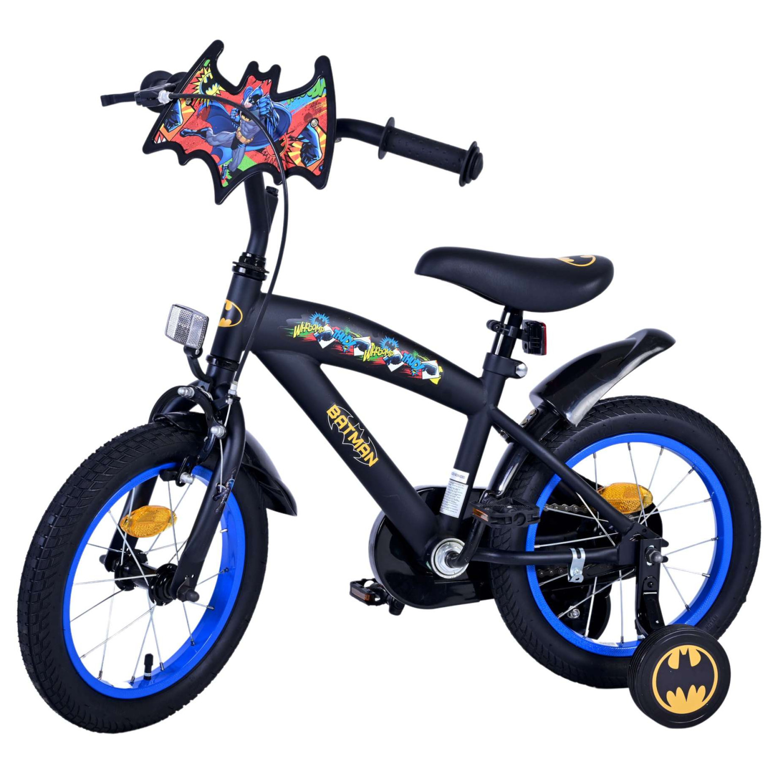 Batman Fiets - 14 inch - Zwart