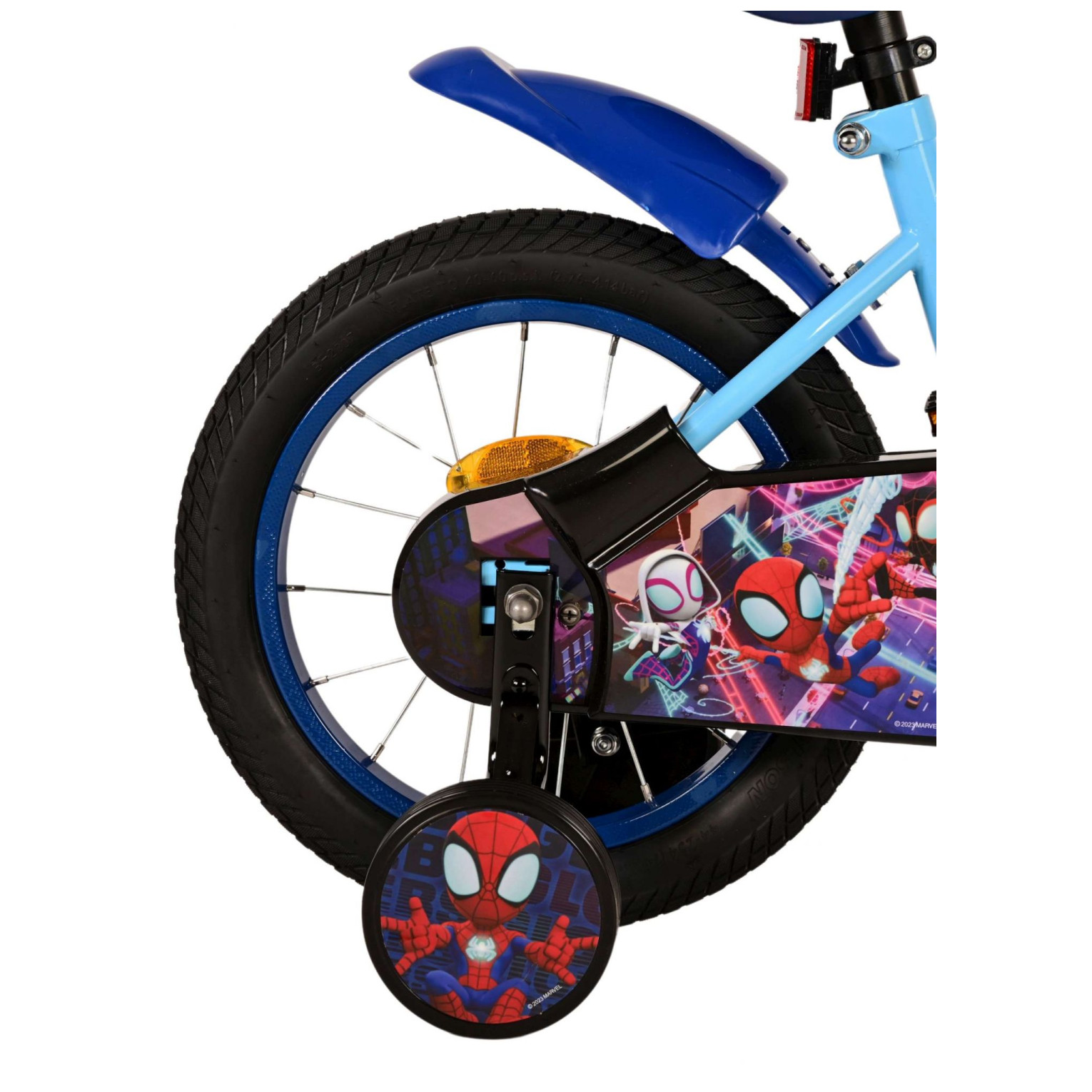 Spidey Fiets - 14 inch - Blauw