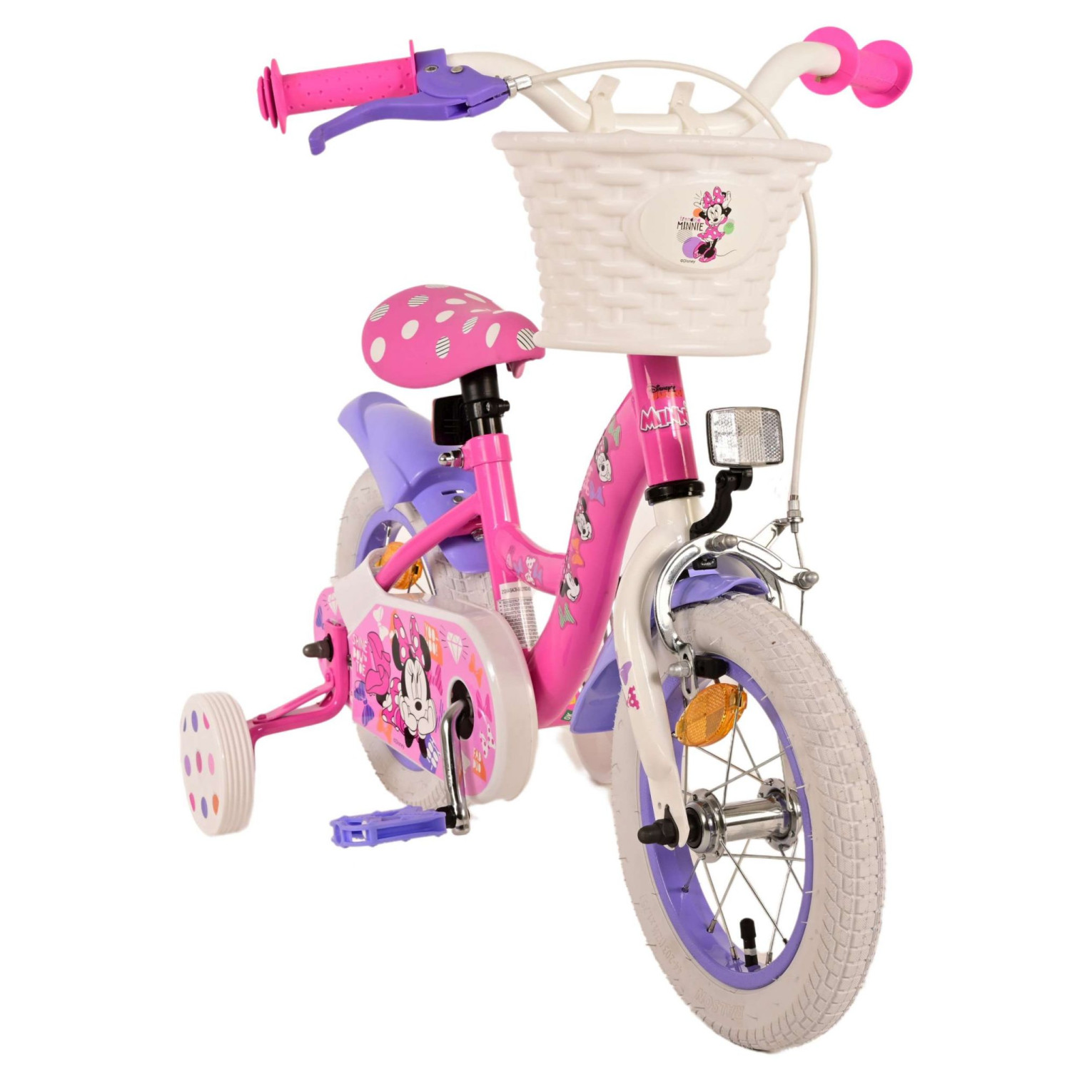 Minnie Cutest Ever! Fiets - 12 inch - Roze