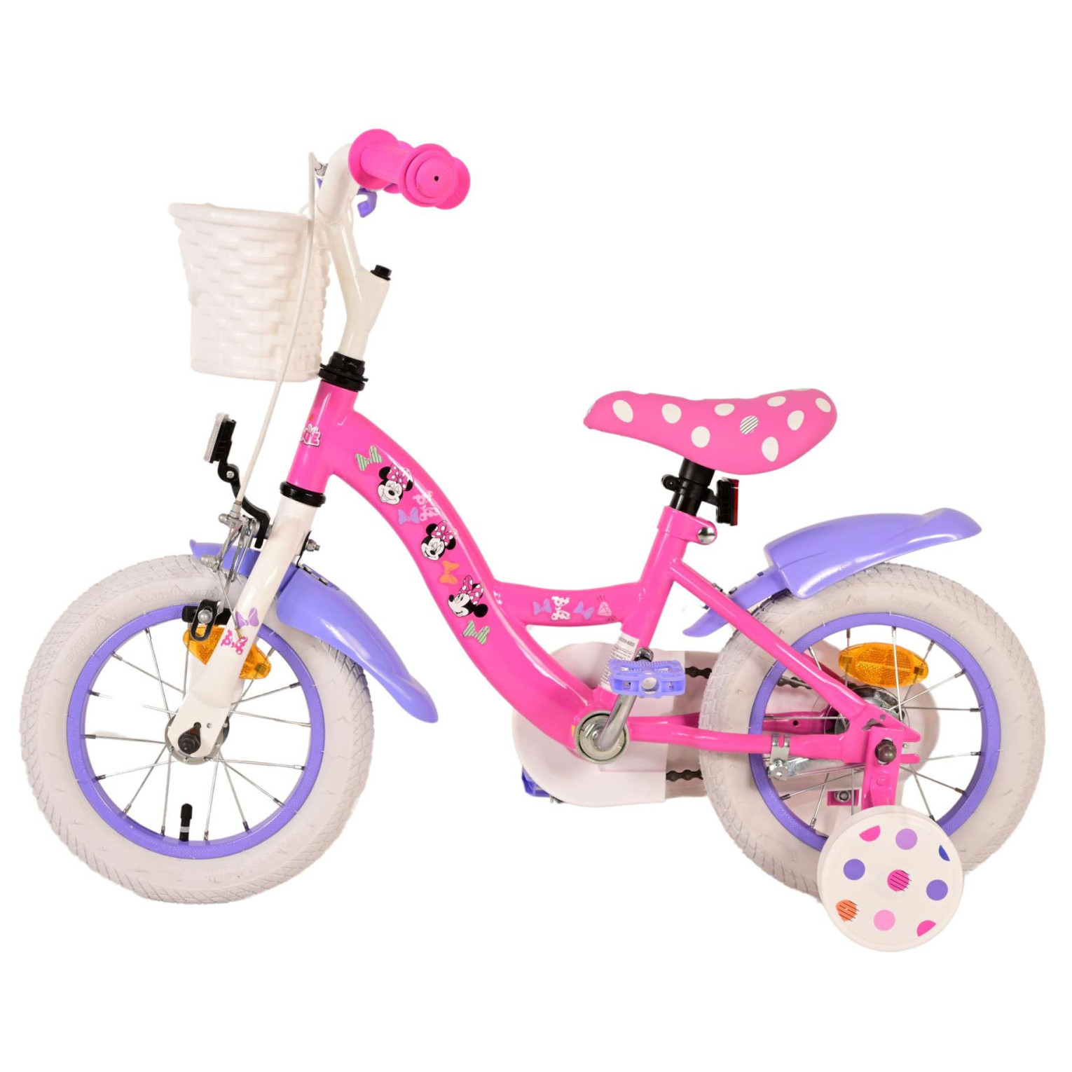 Minnie Cutest Ever! Fiets - 12 inch - Roze