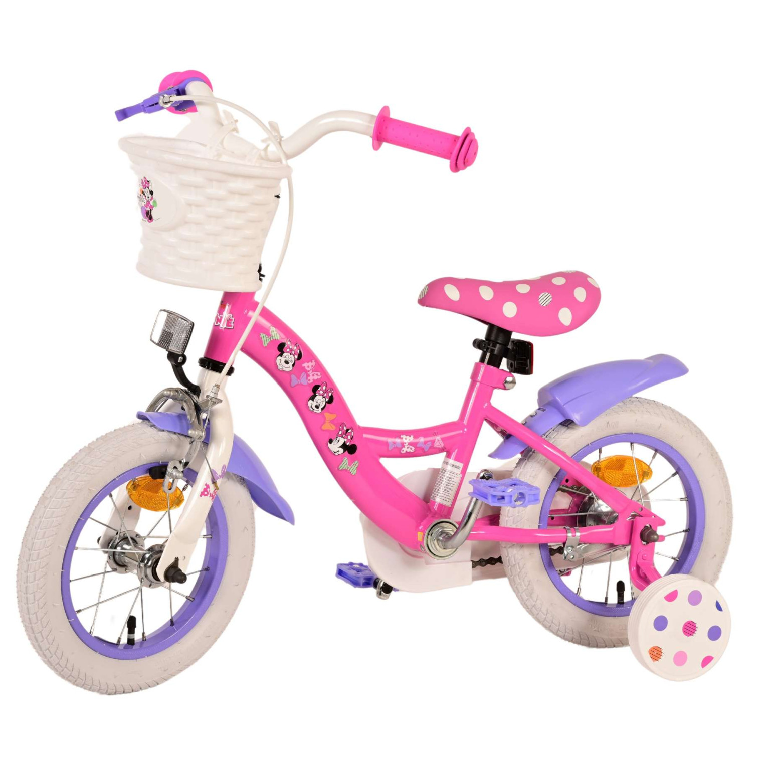 Minnie Cutest Ever! Fiets - 12 inch - Roze