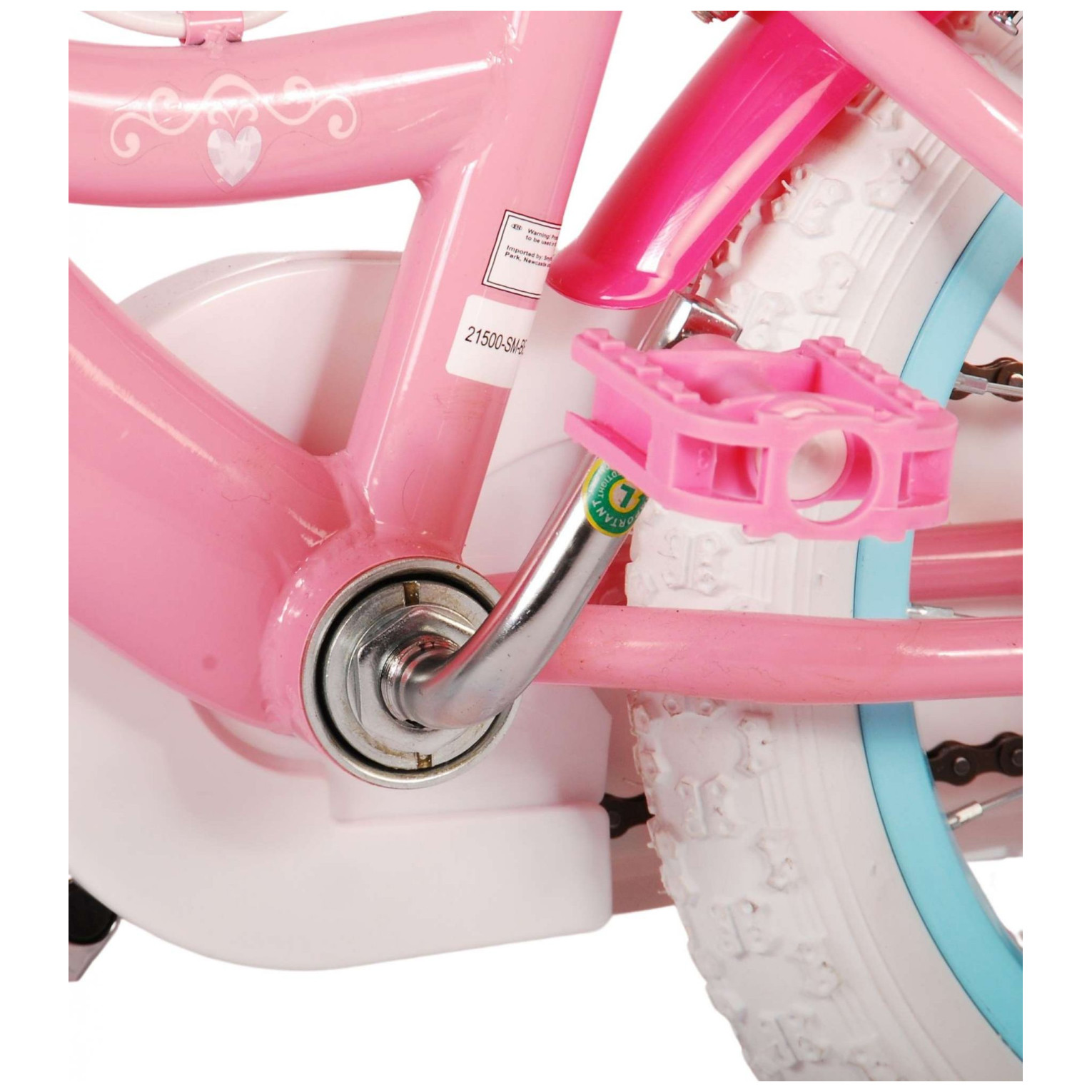 Disney Princess Fiets - 14 inch - Roze - Twee handremmen