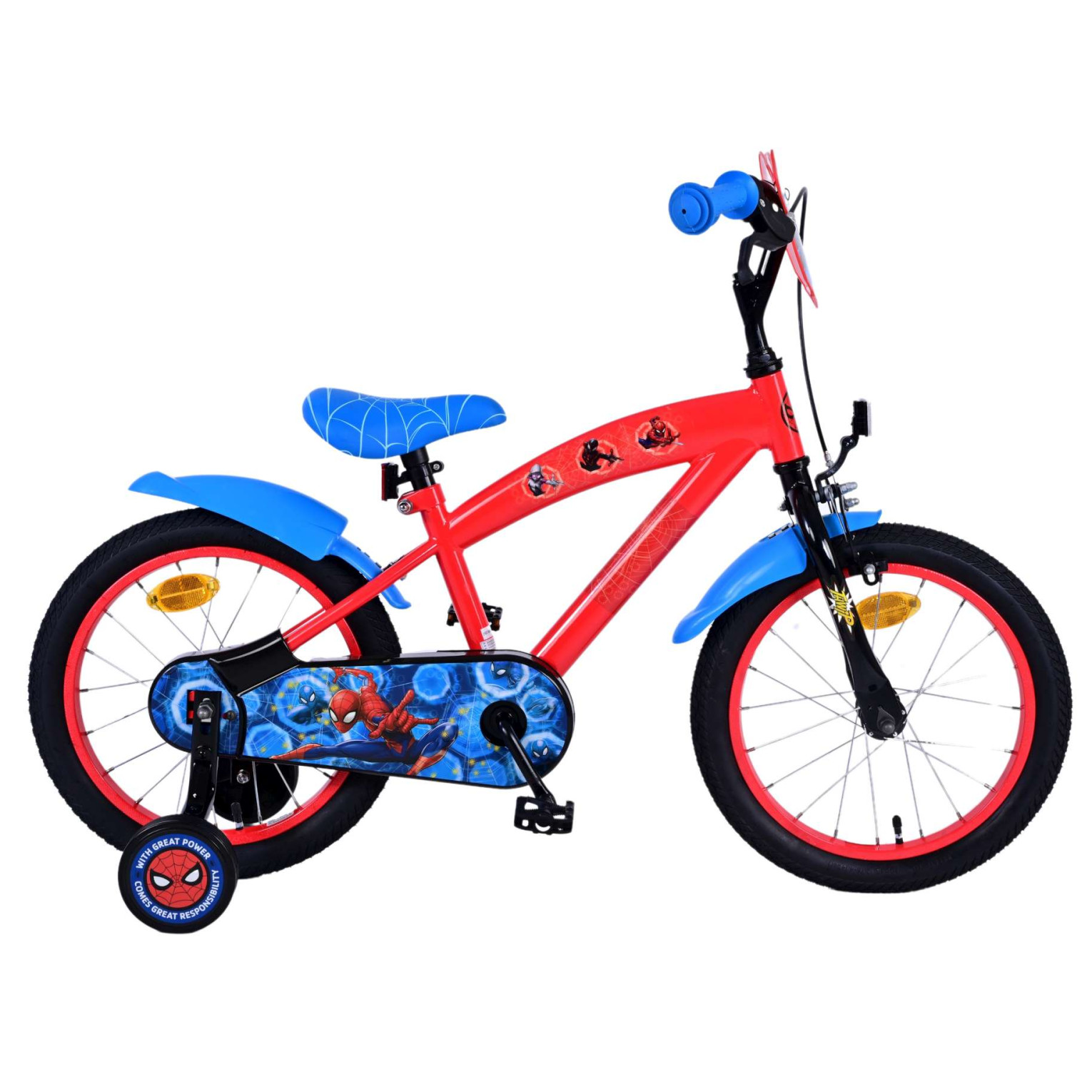 Spider-Man Fiets - 16 inch - Rood