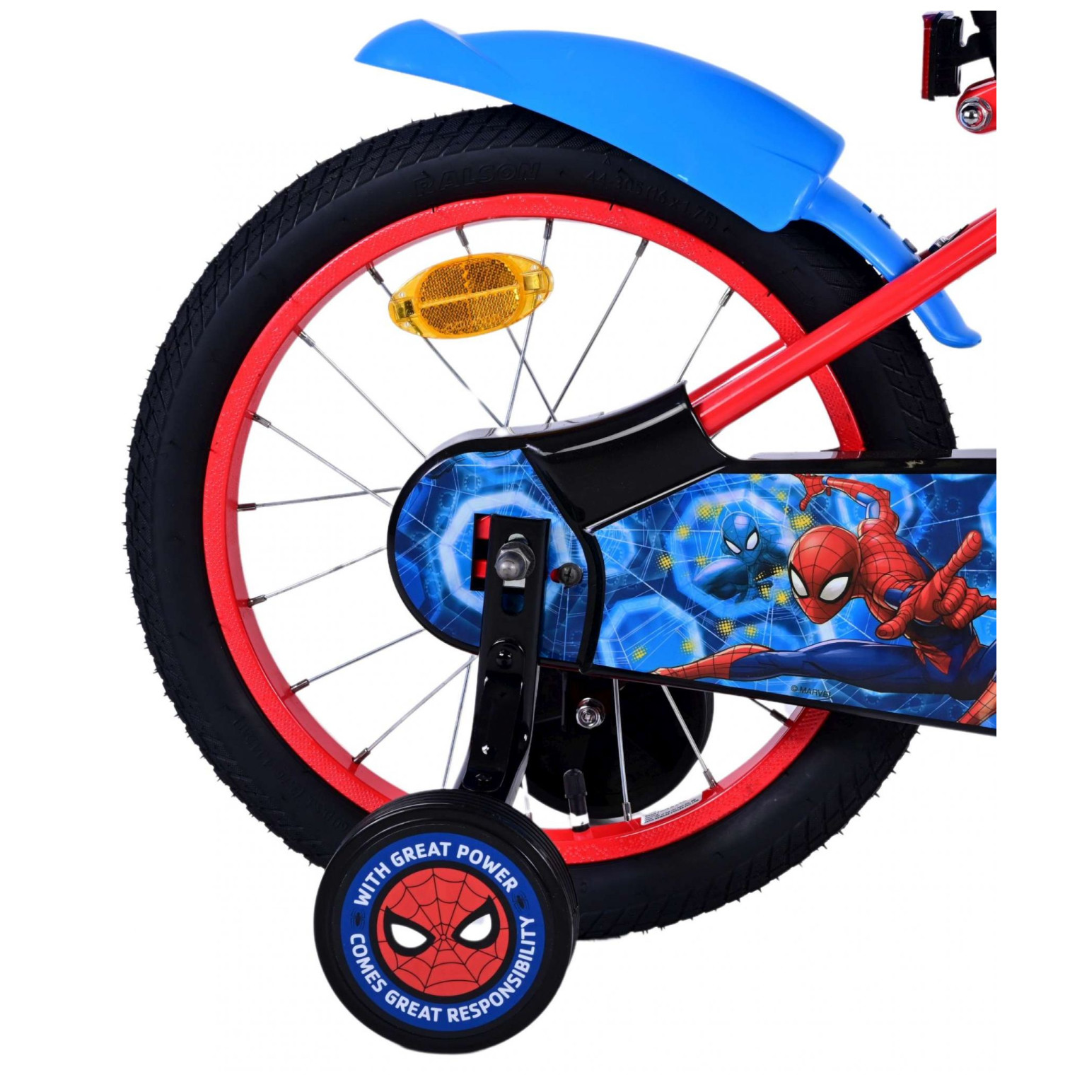 Spider-Man Fiets - 16 inch - Rood