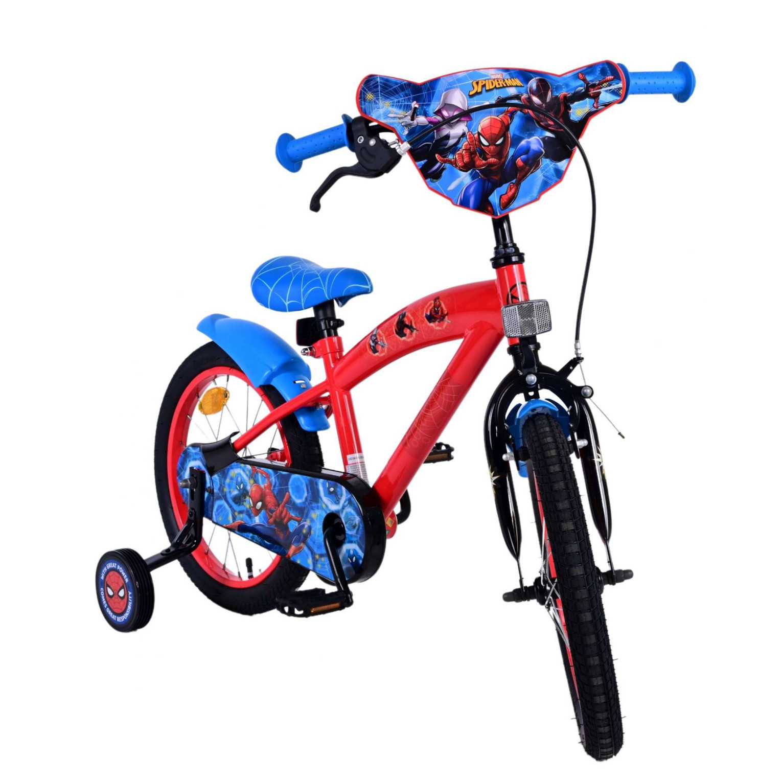 Vélo Spider-Man - 16 pouces - Rouge