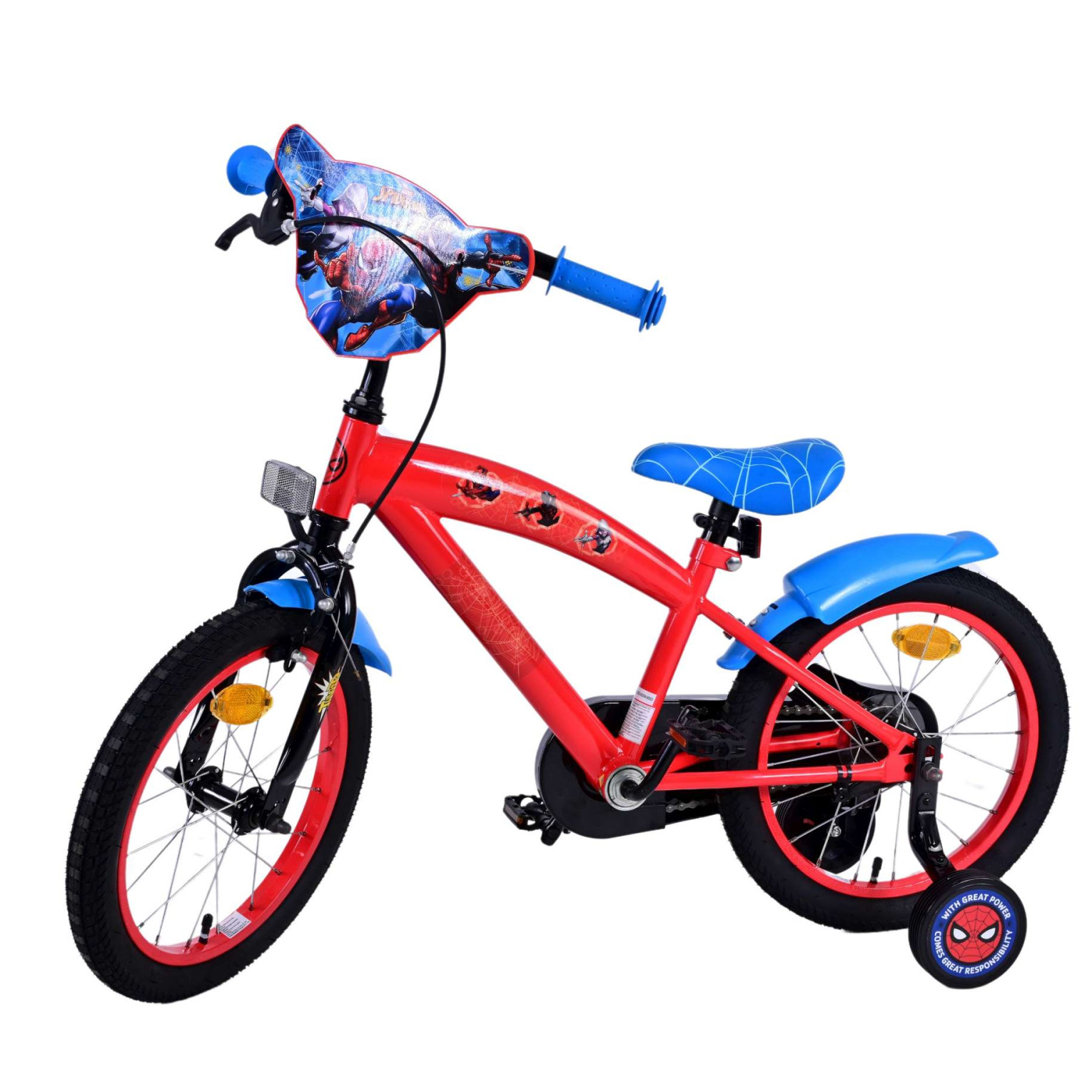 Spider-Man Fiets - 16 inch - Rood