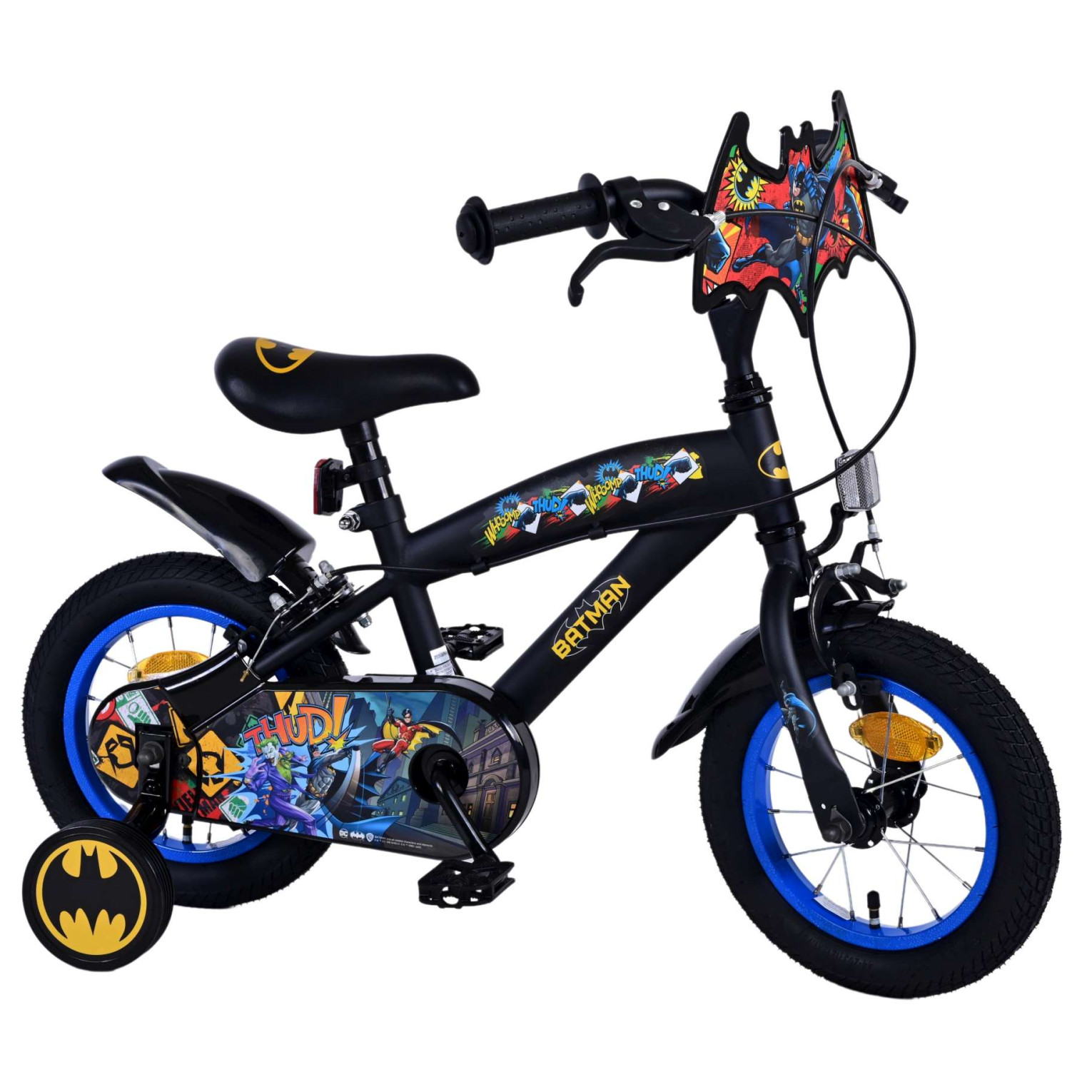 Vélo Batman - 12 pouces - Noir - Deux freins à main