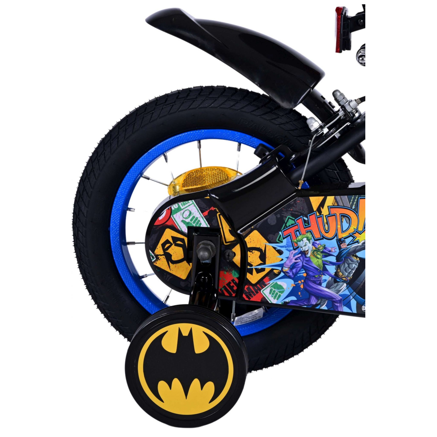 Batman Fiets - 12 inch - Zwart - Twee handremmen