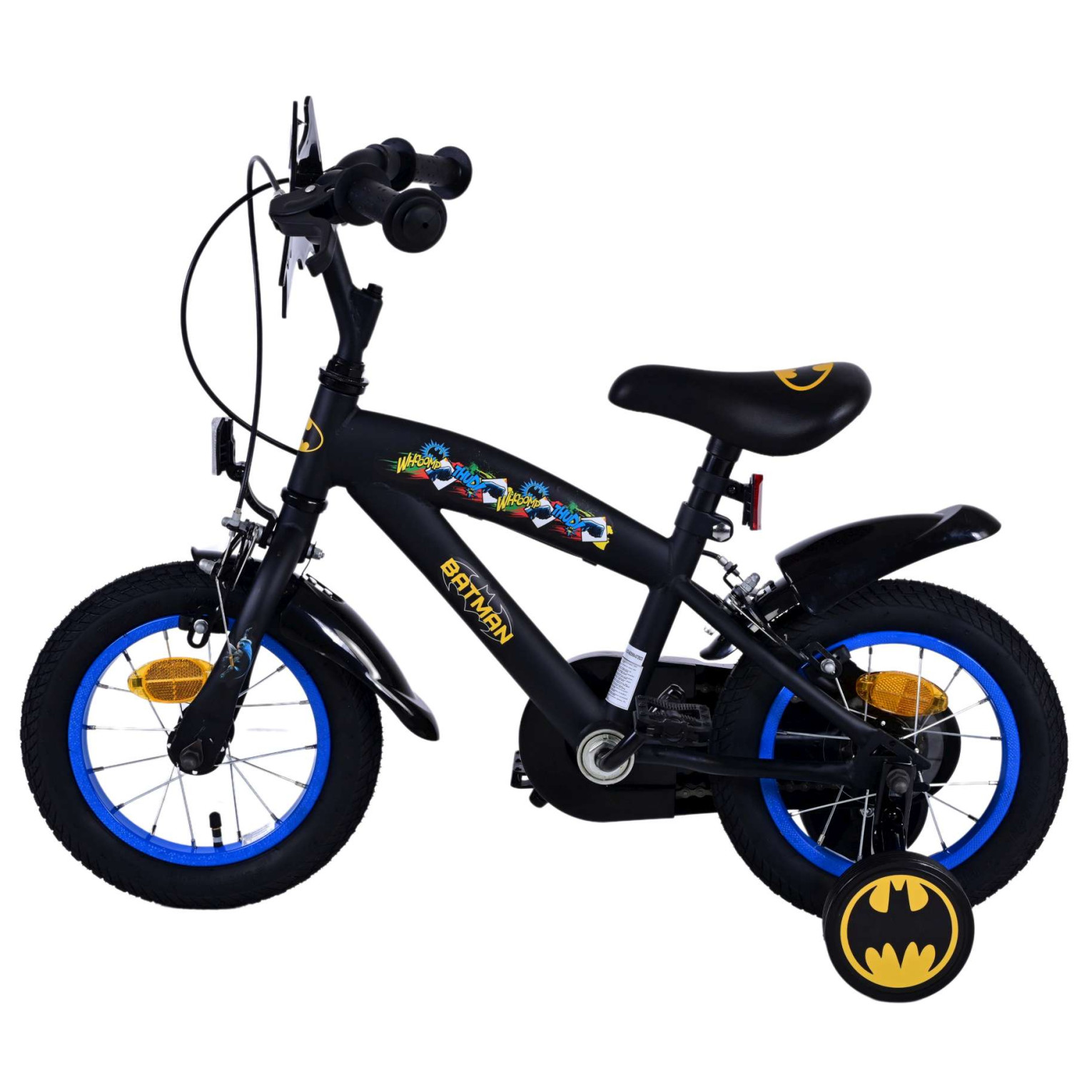 Vélo Batman - 12 pouces - Noir - Deux freins à main