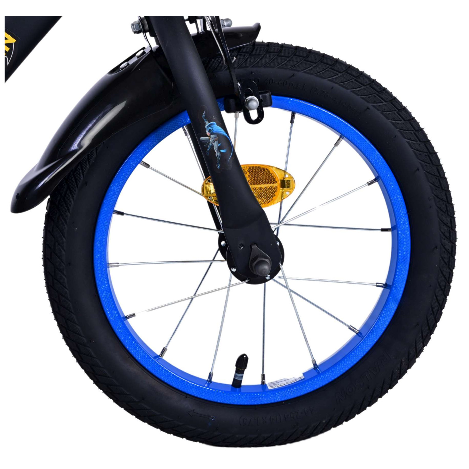 Batman Fiets - 14 inch - Zwart - Twee handremmen