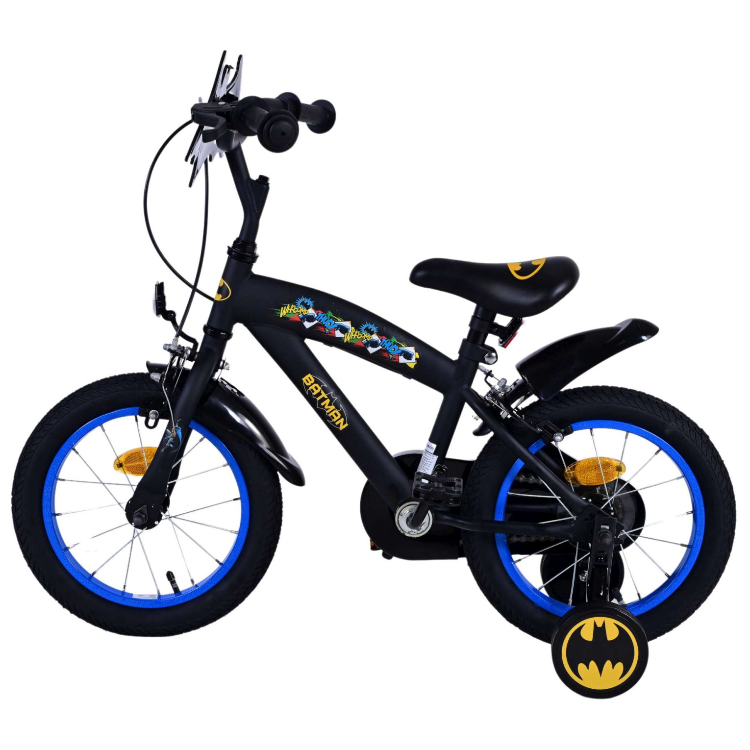 Batman Fiets - 14 inch - Zwart - Twee handremmen