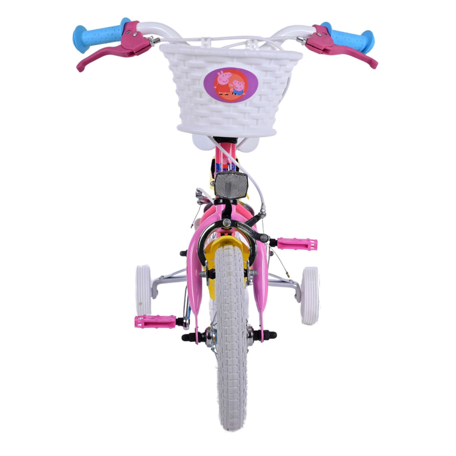 Peppa Pig Fiets - 12 inch - Roze - Twee handremmen