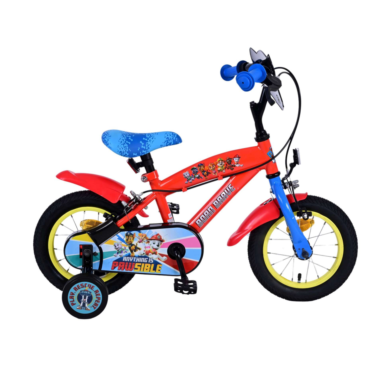 Paw Patrol Fiets - 12 inch - Twee handremmen