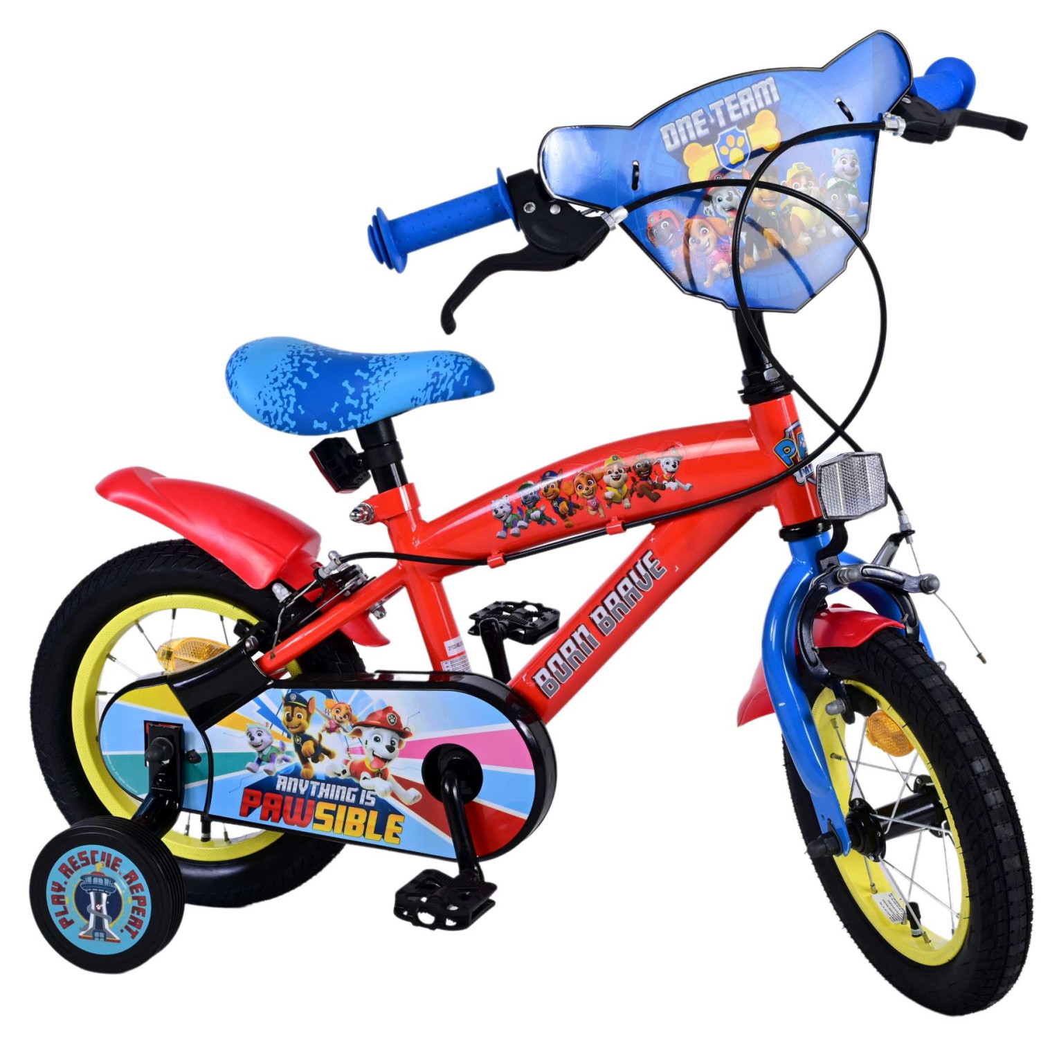 Paw Patrol Fiets - 12 inch - Twee handremmen