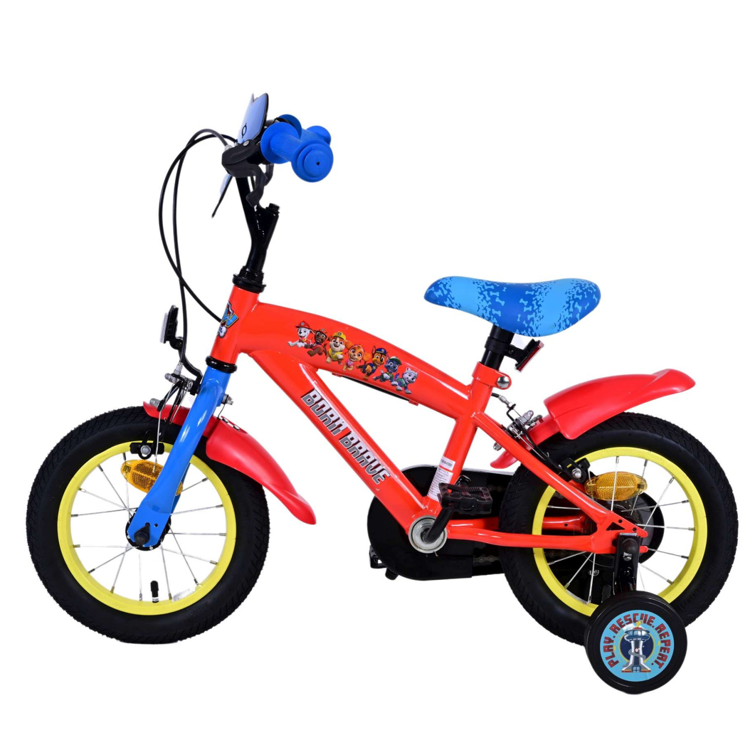 Paw Patrol Fiets - 12 inch - Twee handremmen