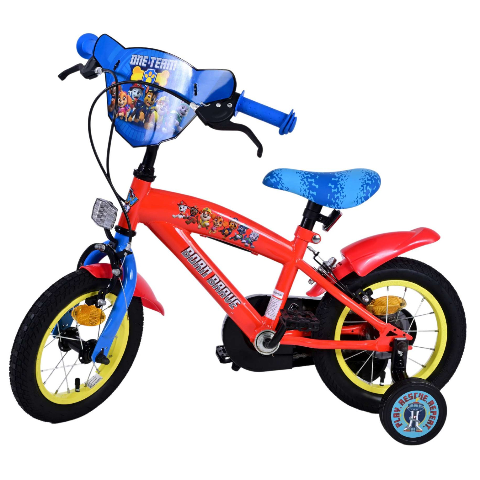 Paw Patrol Fiets - 12 inch - Twee handremmen