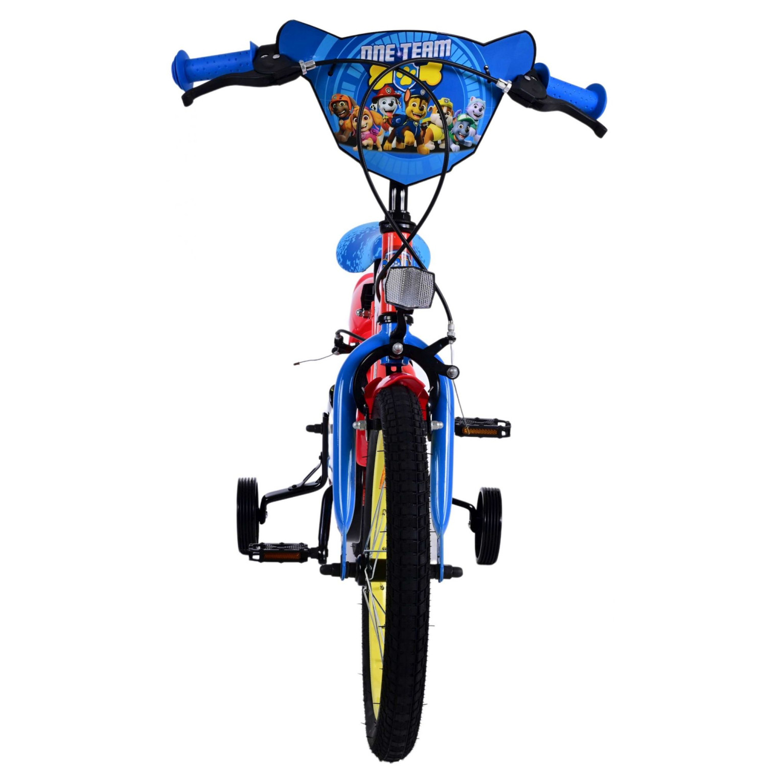 Paw Patrol Fiets - 16 inch - Rood - Twee handremmen