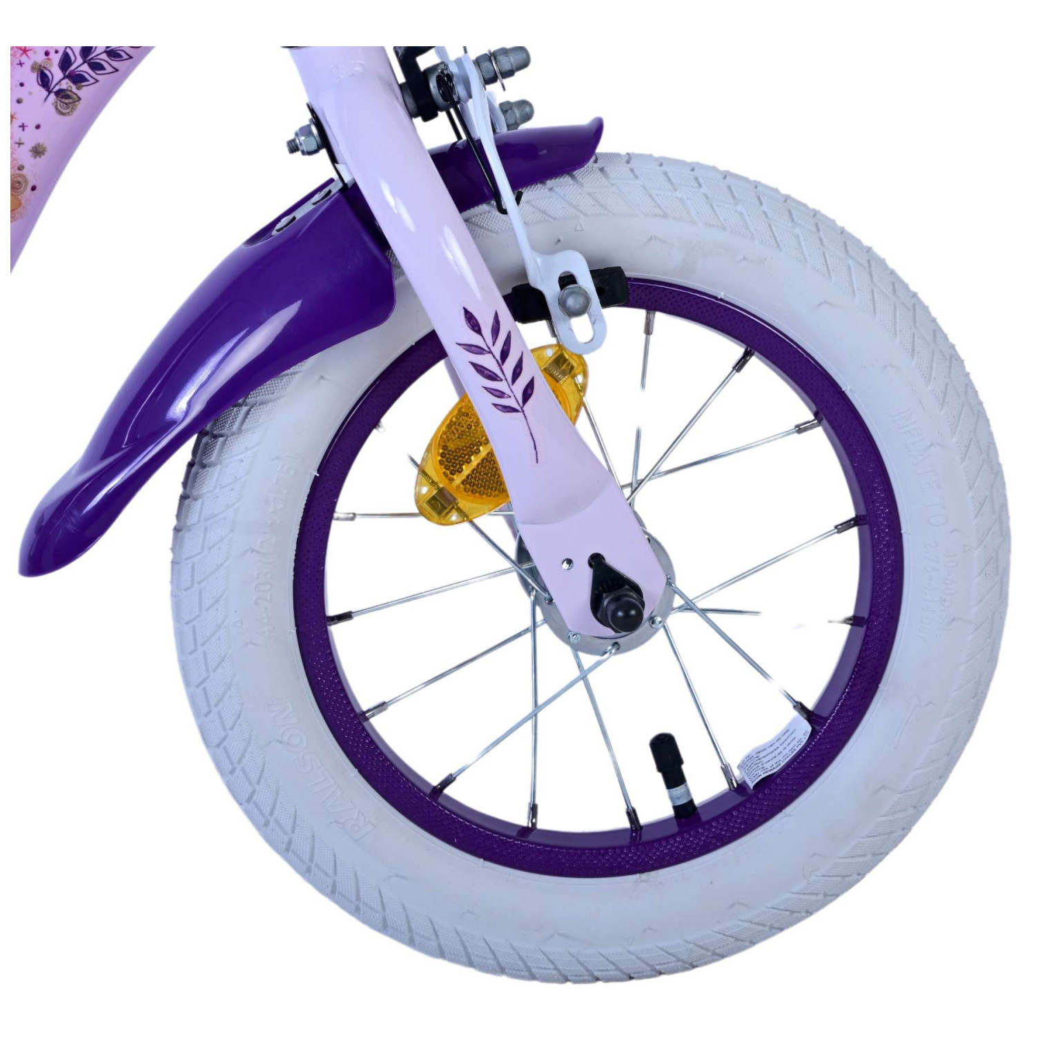 Disney Wish Fiets - 12 inch - Paars