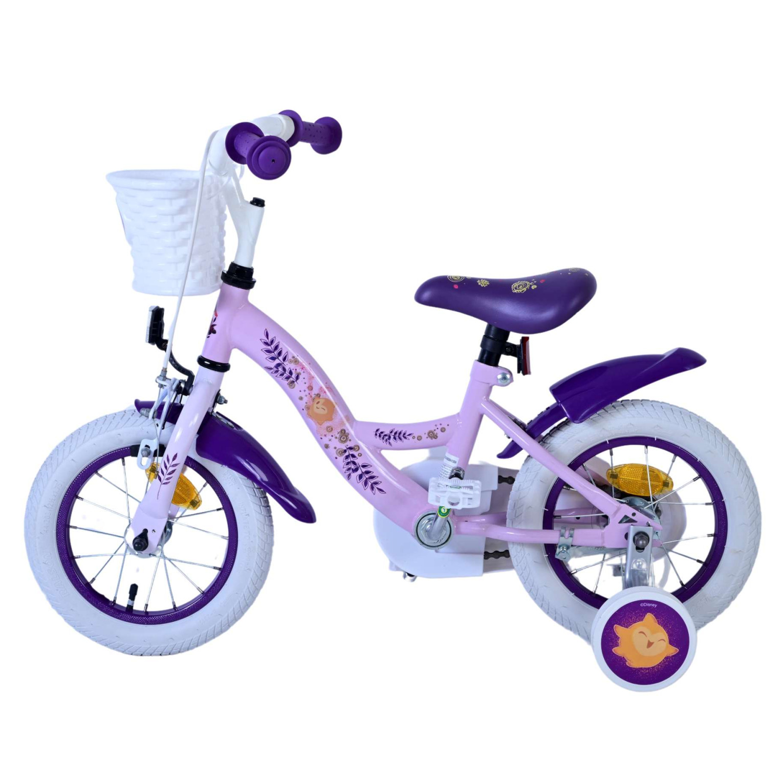 Disney Wish Fiets - 12 inch - Paars