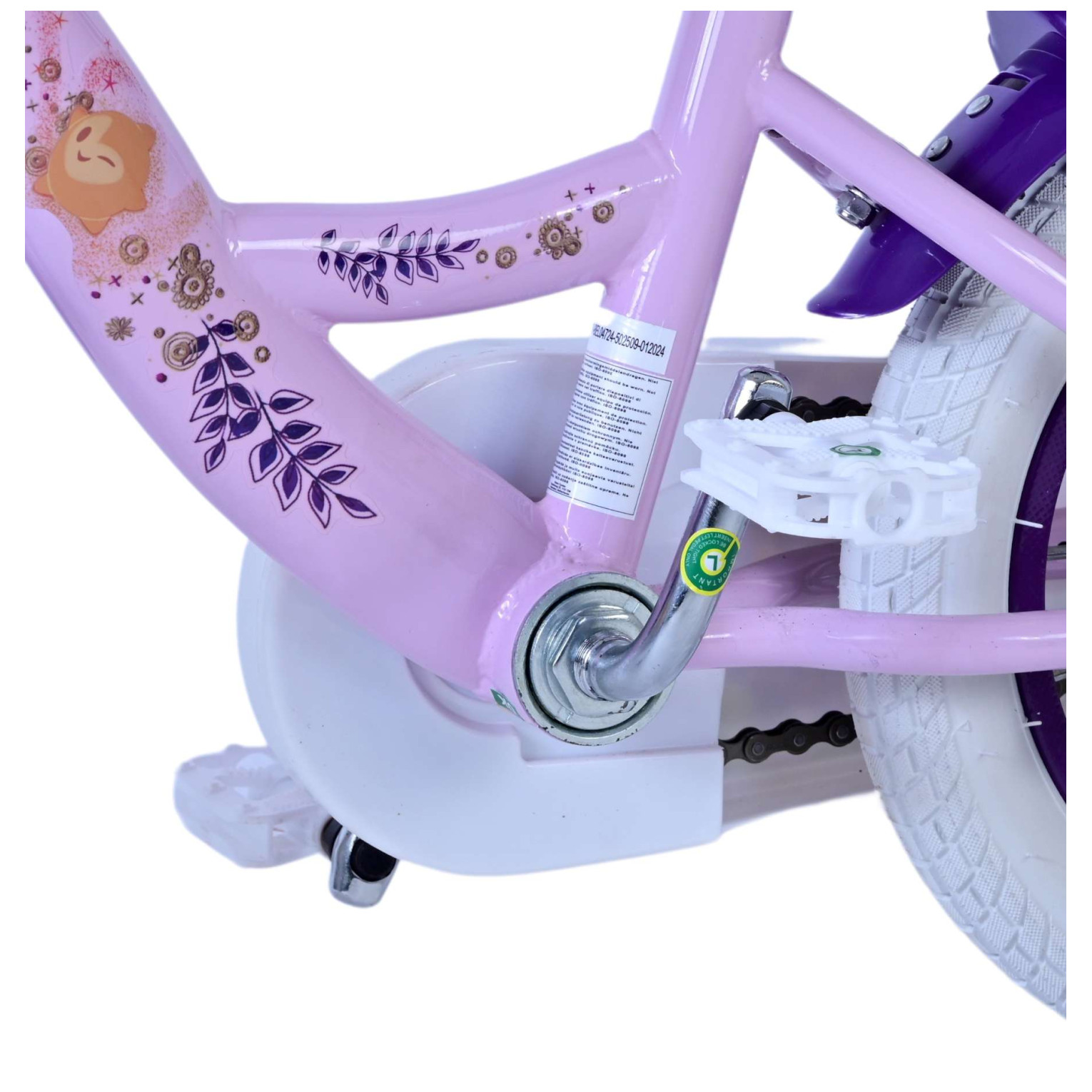 Vélo Disney Wish - 12 pouces - Violet