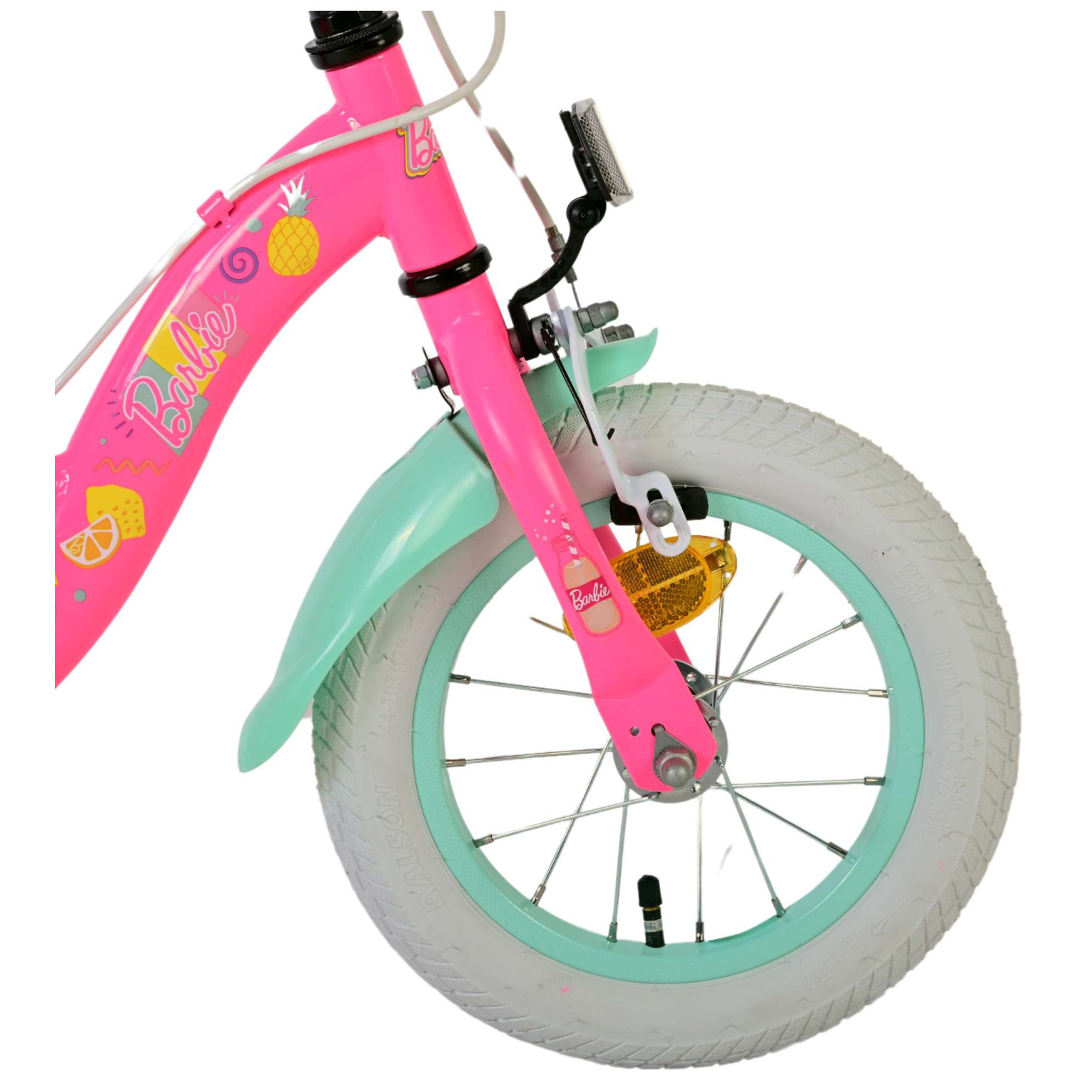 Barbie Fiets - 12 inch - Roze - Twee Handremmen