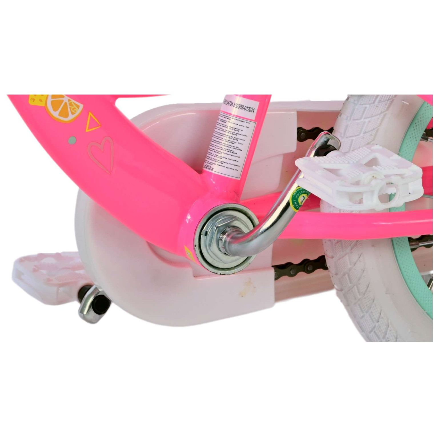 Barbie Fiets - 12 inch - Roze - Twee Handremmen