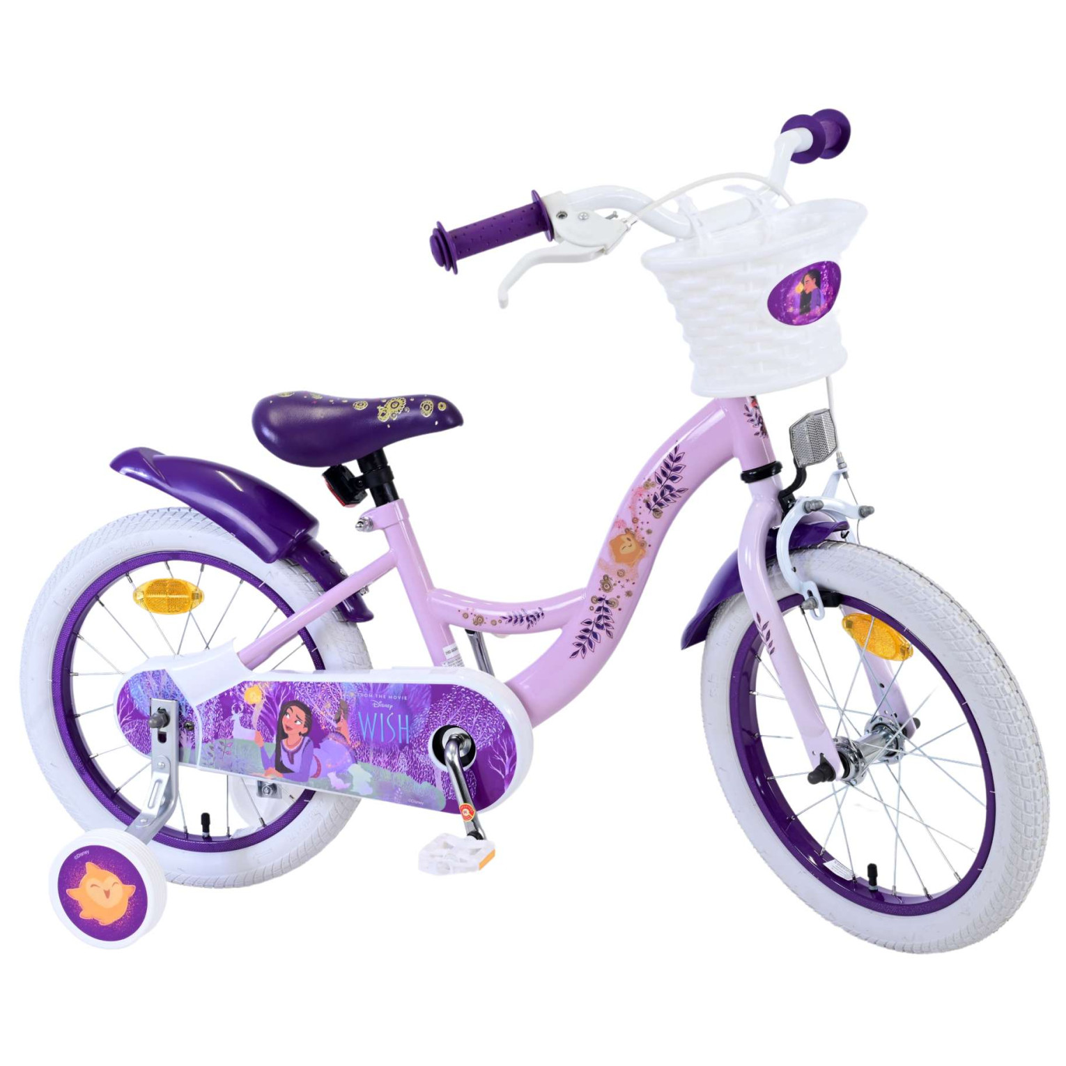 Vélo Disney Wish - 14 pouces - Violet