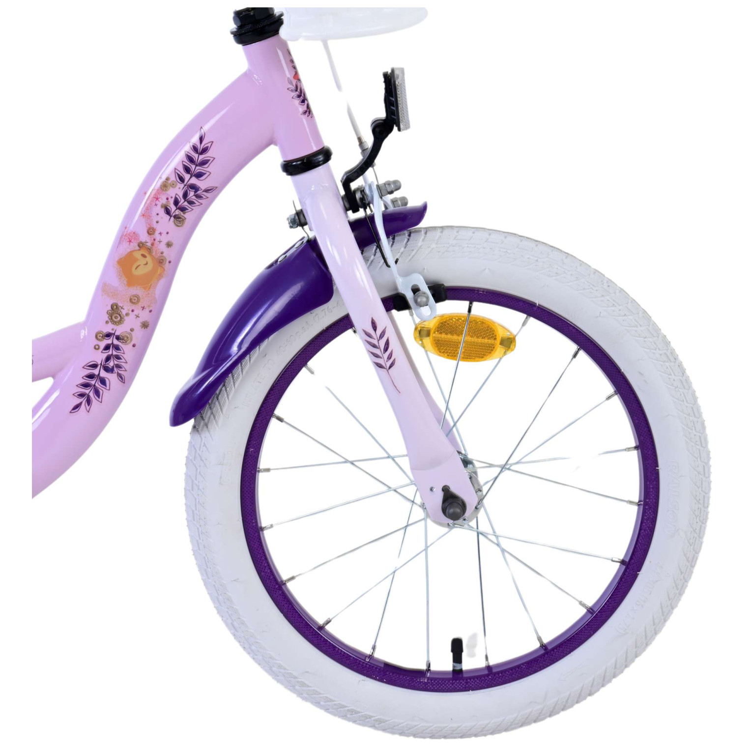 Disney Wish Fiets - 14 inch - Paars