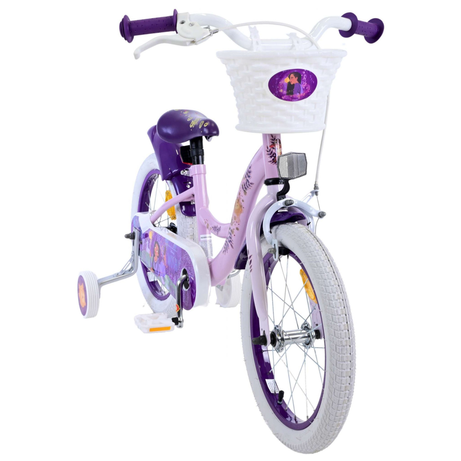 Disney Wish Fiets - 14 inch - Paars