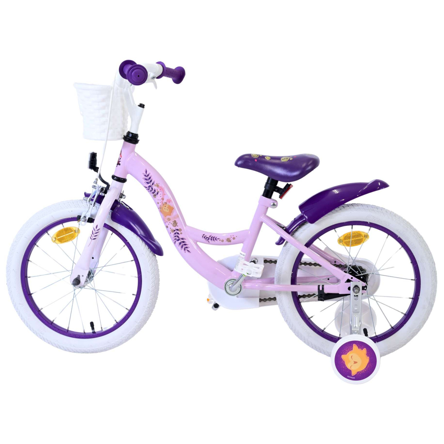 Disney Wish Fiets - 14 inch - Paars