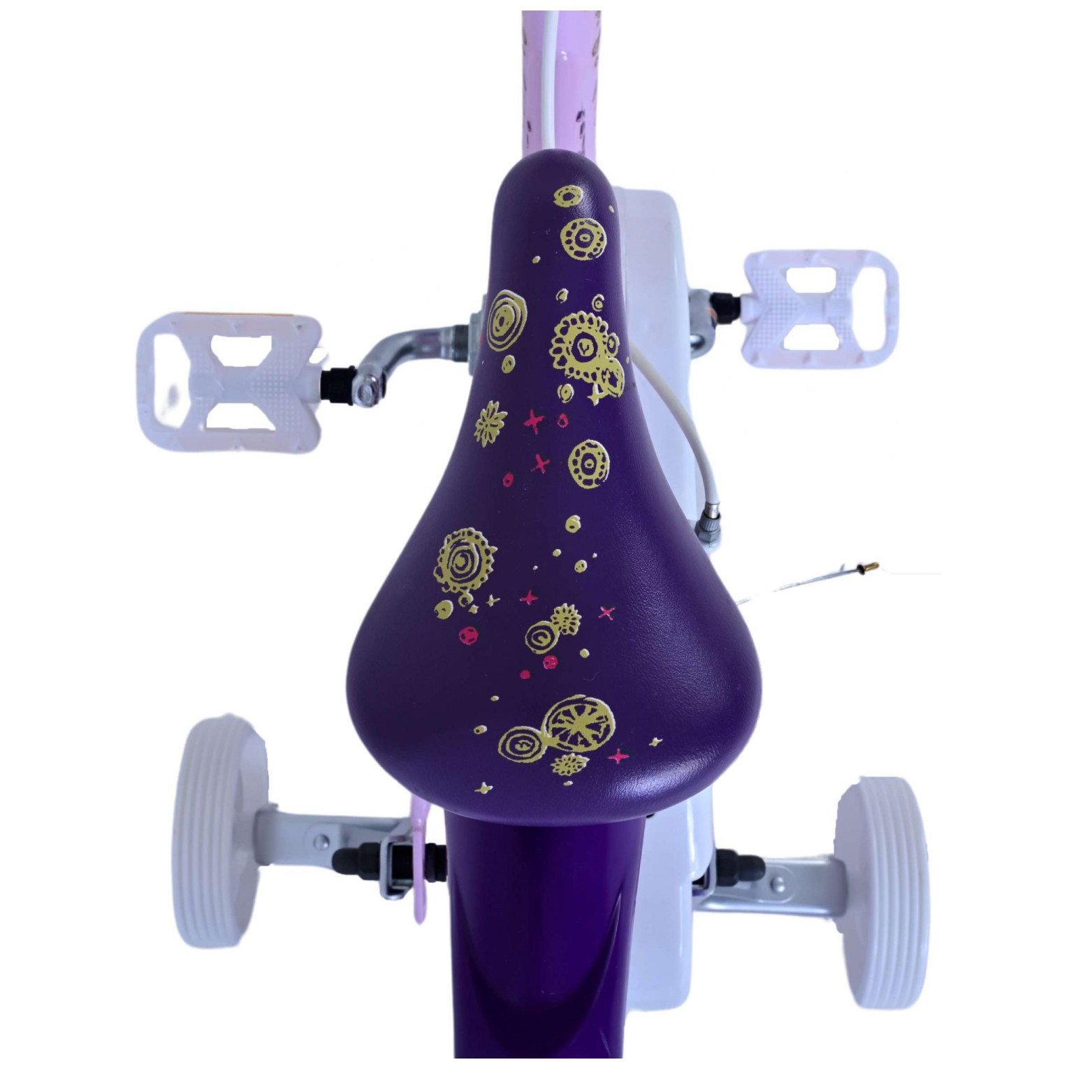 Disney Wish Fiets - 14 inch - Paars - Twee handremmen