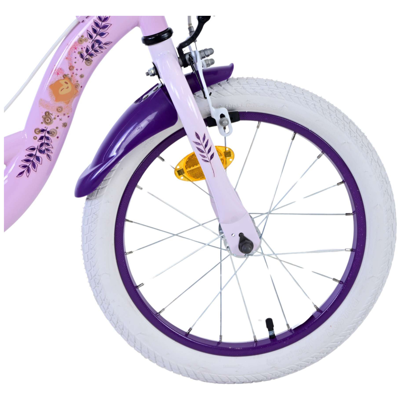 Disney Wish Fiets - 16 inch - Paars - Twee handremmen