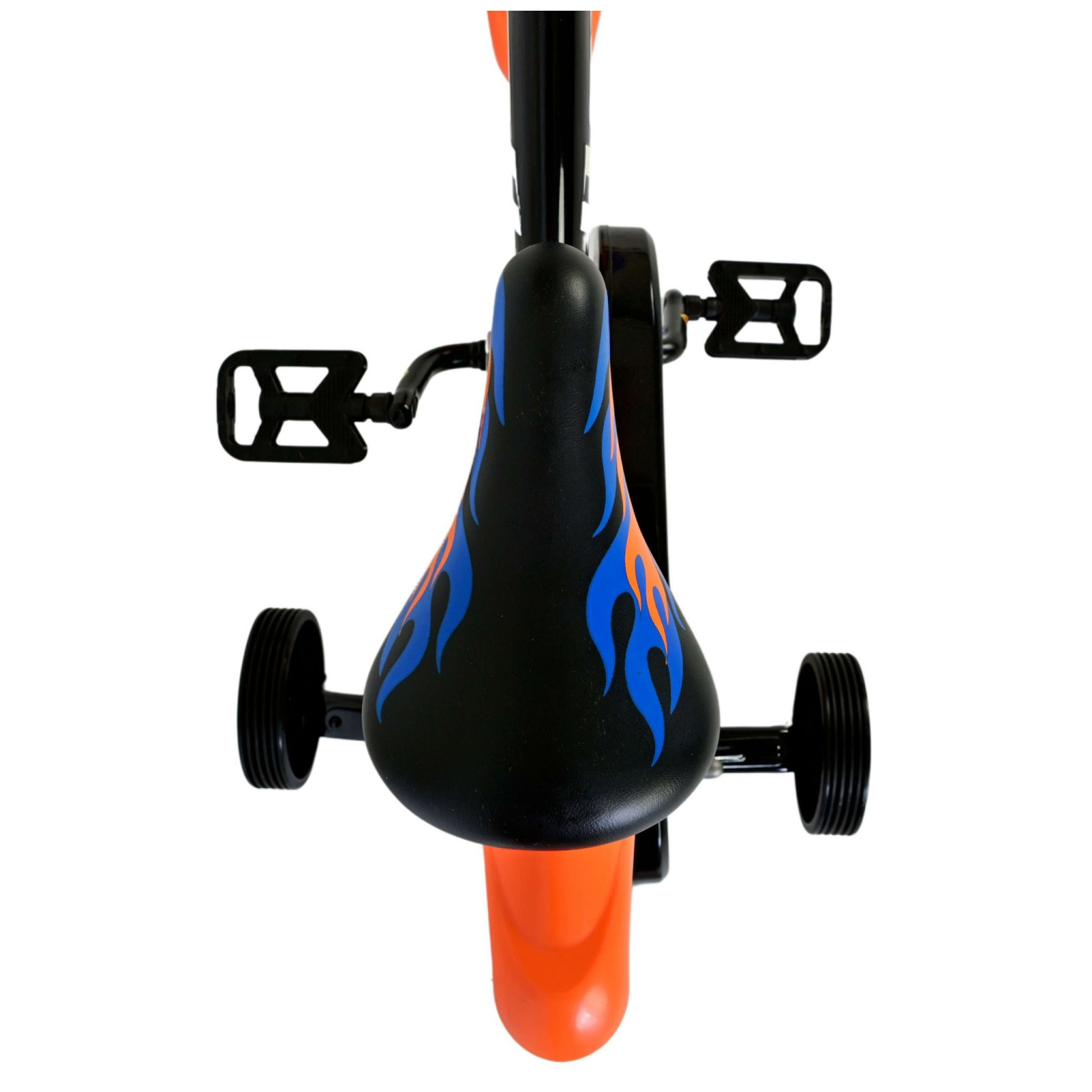 Vélo Hot Wheels - 12 pouces - Noir Orange Bleu