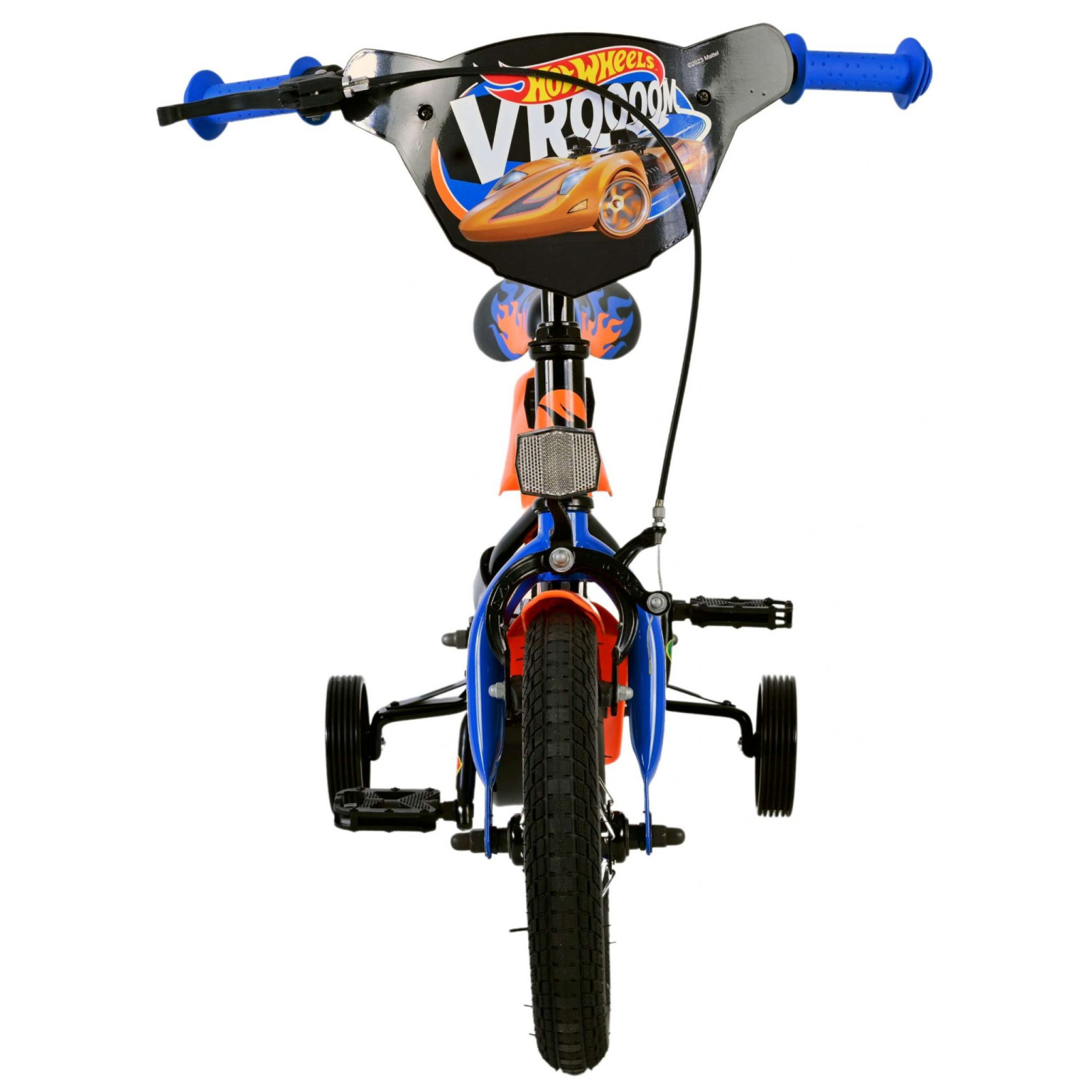 Vélo Hot Wheels - 12 pouces - Noir Orange Bleu