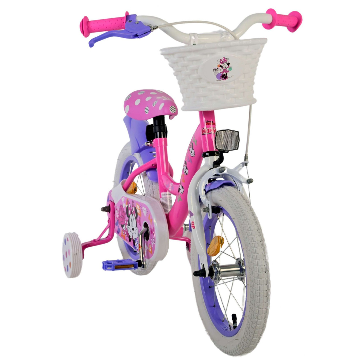 Disney Minnie Cutest Ever! Fiets - 14 inch - Roze