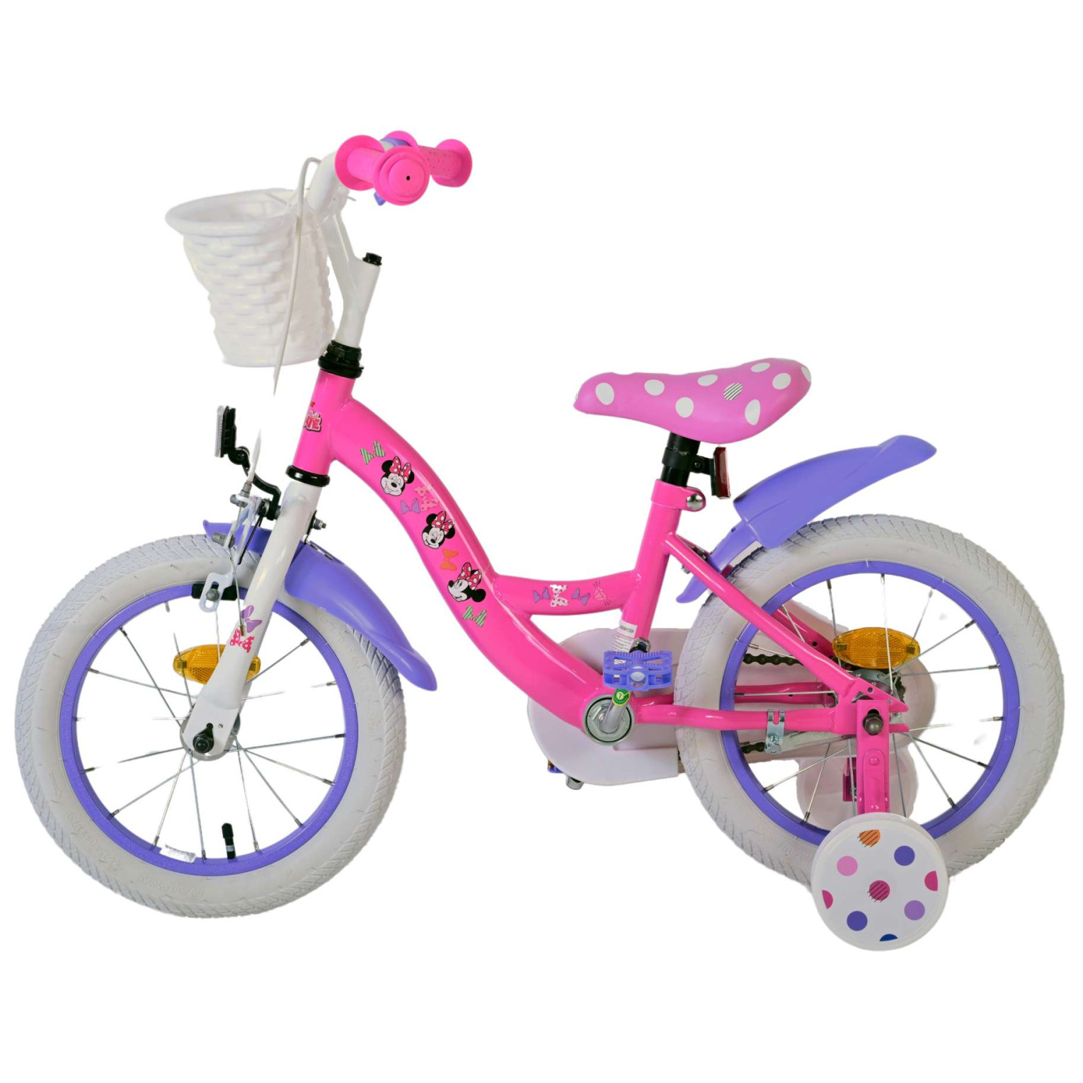 Disney Minnie la plus mignonne de tous les temps ! Vélo - 14 pouces - Rose