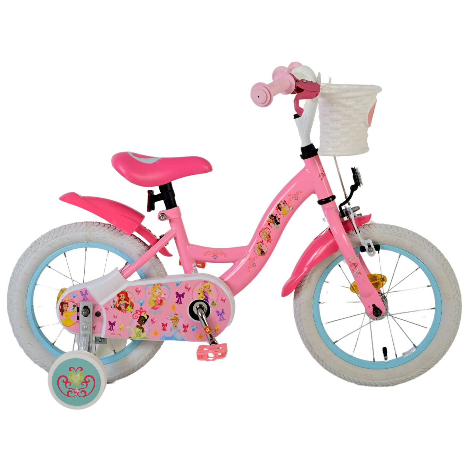 Disney Princess Fiets - 14 inch - Roze