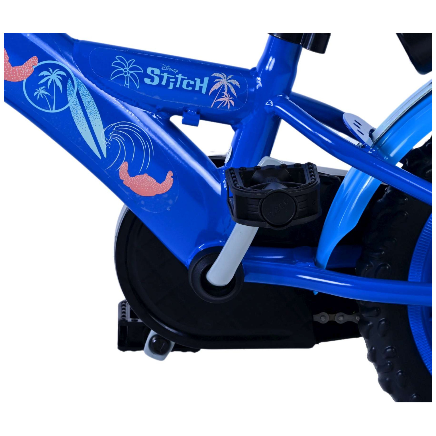 Disney Stitch Fiets - 12 inch - Blauw