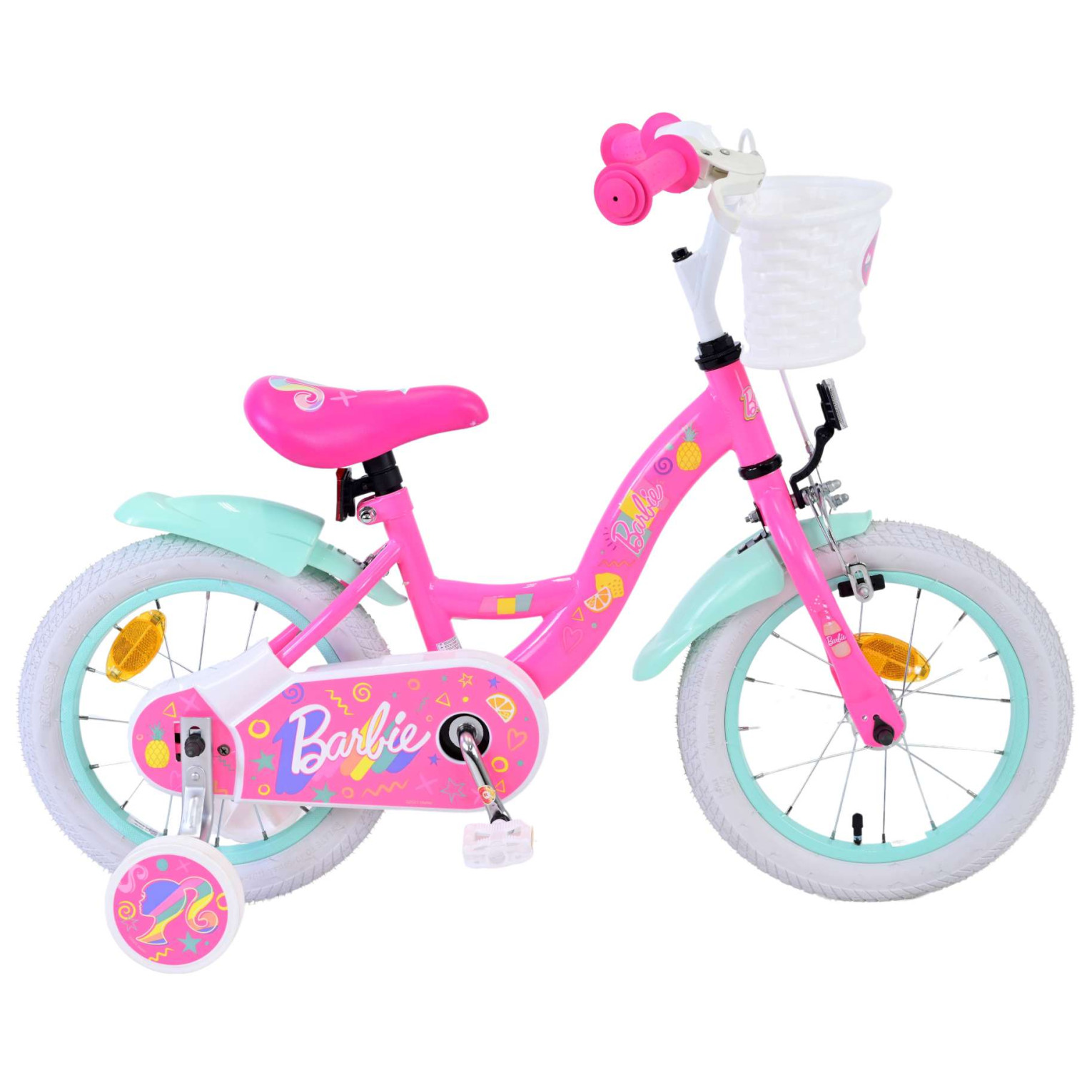 Barbie Fiets - 14 inch - Roze