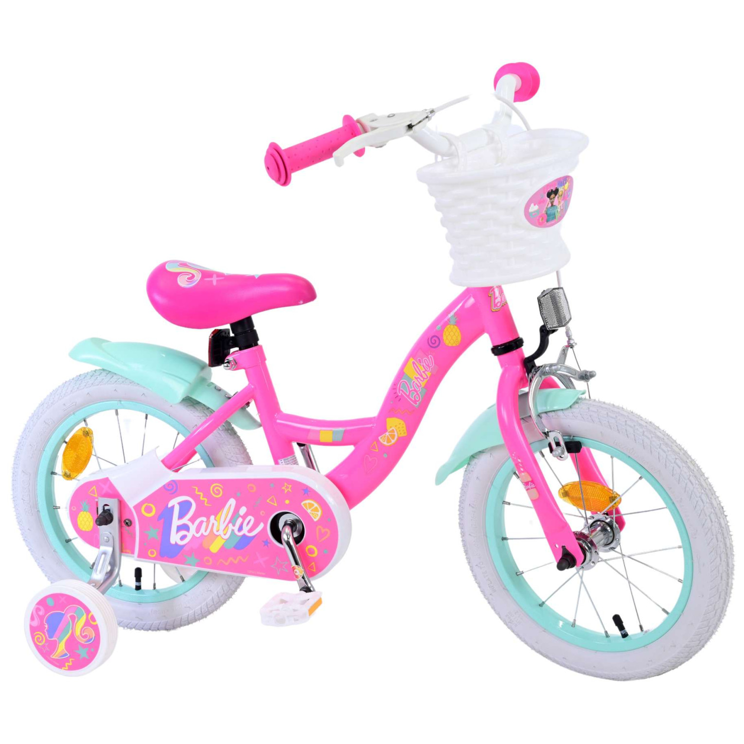 Barbie Fiets - 14 inch - Roze