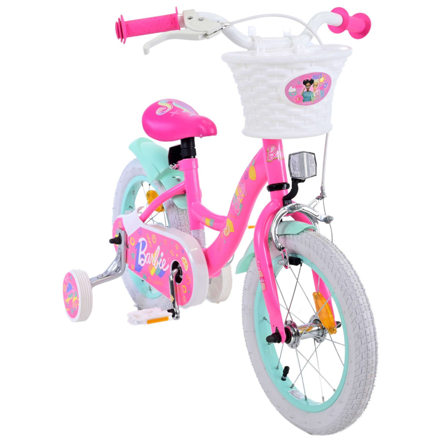 Vélo Barbie - 14 pouces - Rose