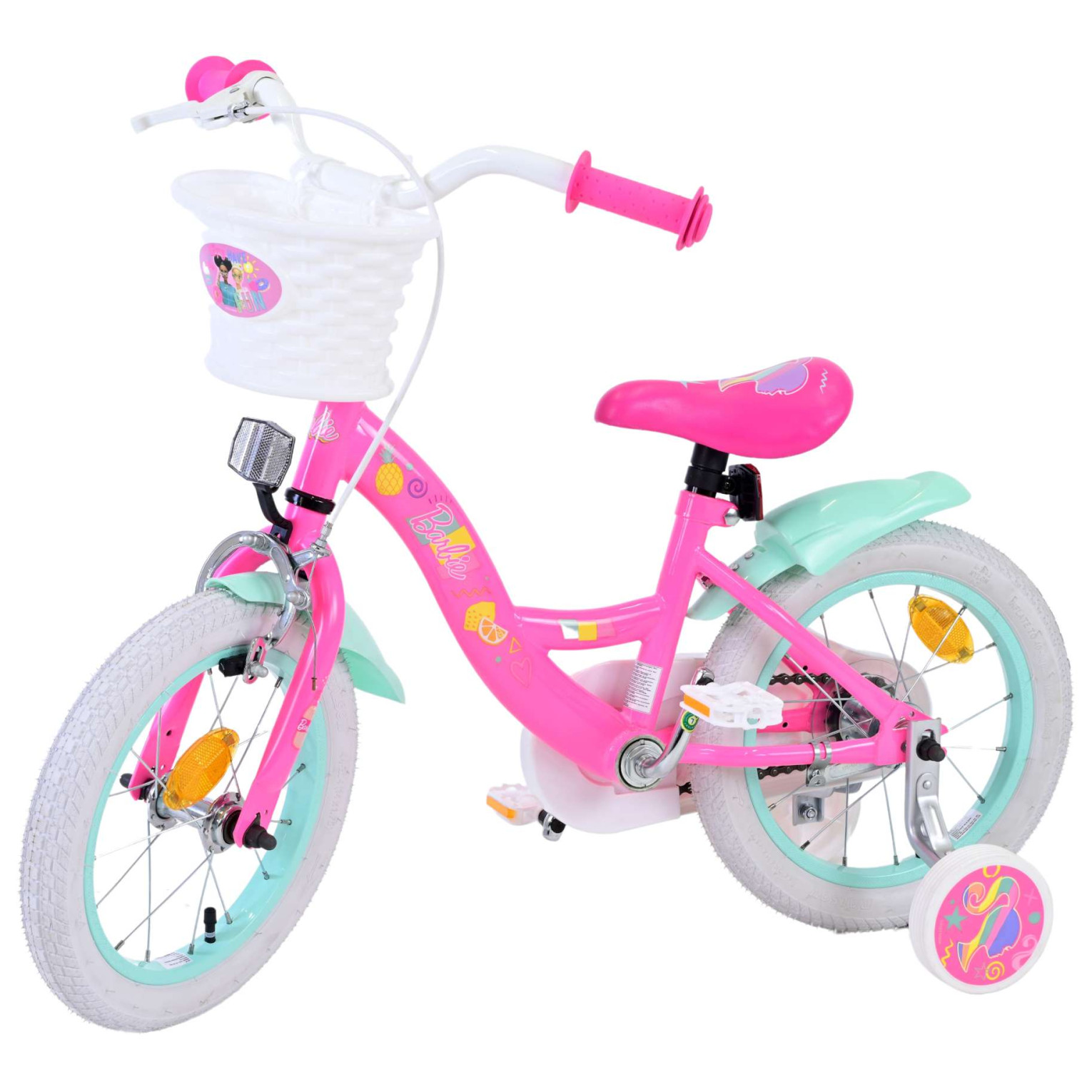 Vélo Barbie - 14 pouces - Rose