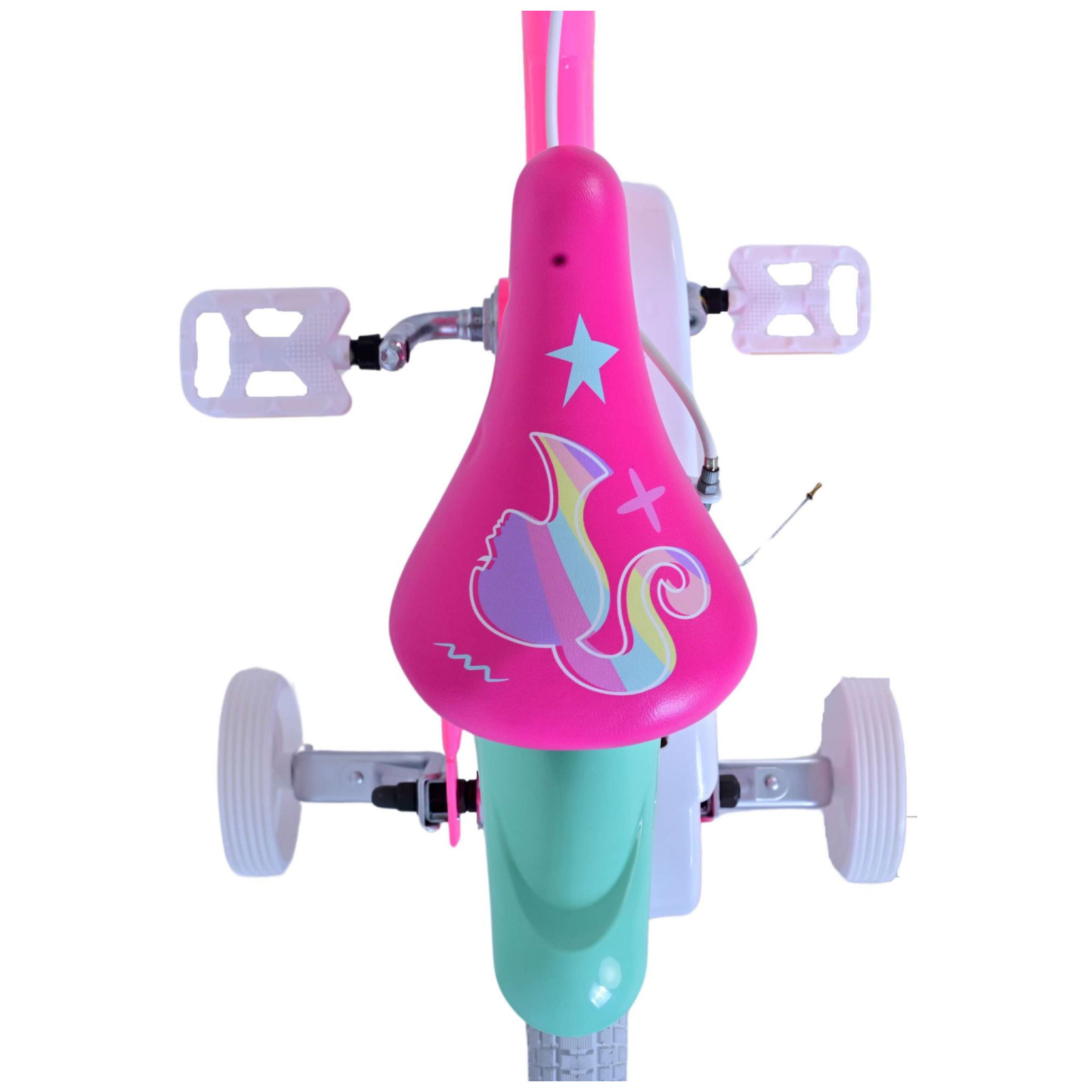 Barbie Fiets - 14 inch - Roze - Twee handremmen