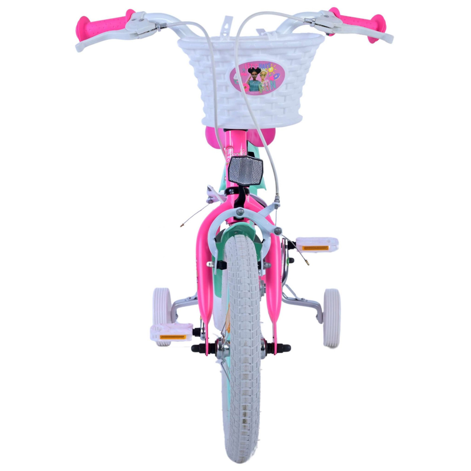 Barbie Fiets - 14 inch - Roze - Twee handremmen