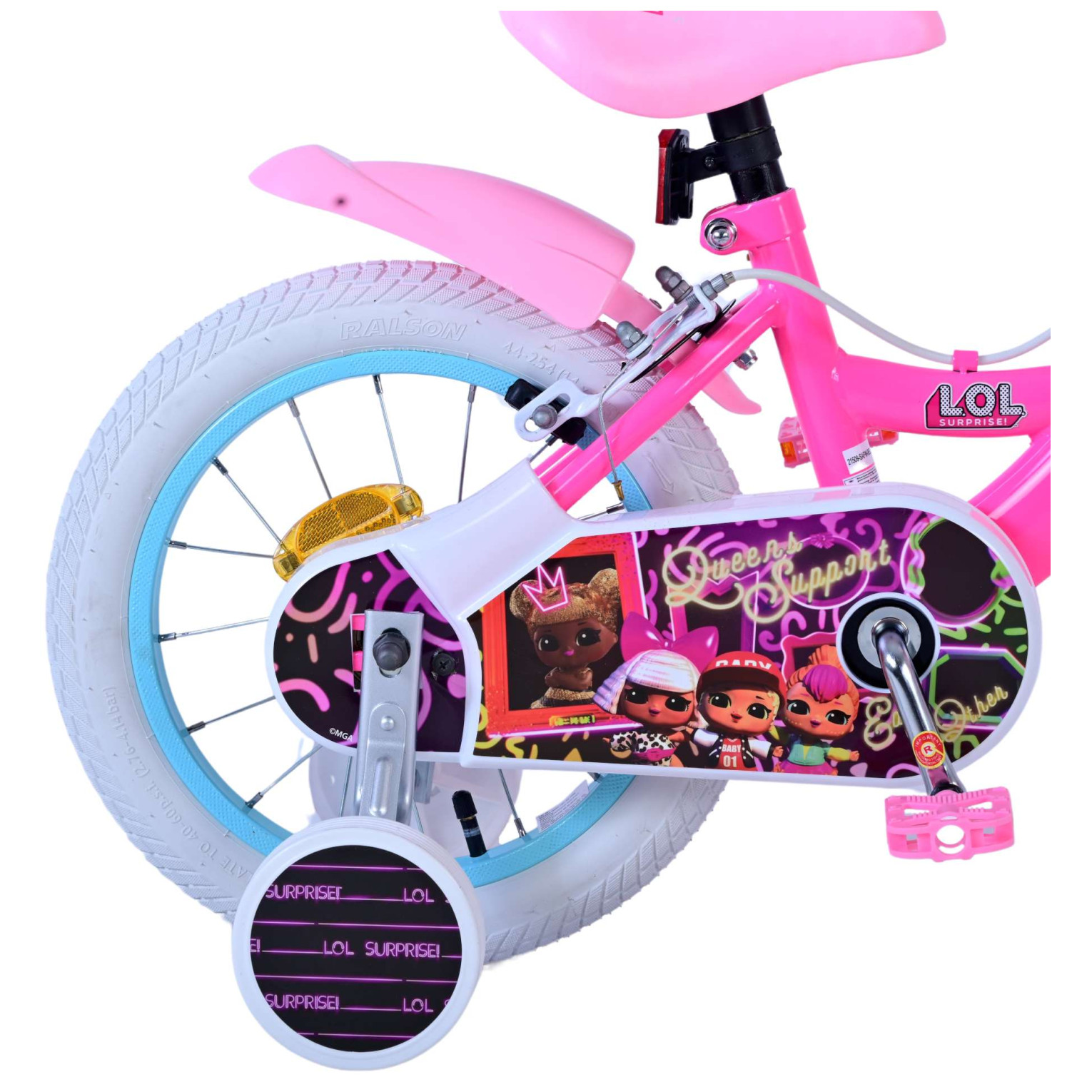 LOL Surprise Fiets - 14 inch - Roze - Twee handremmen