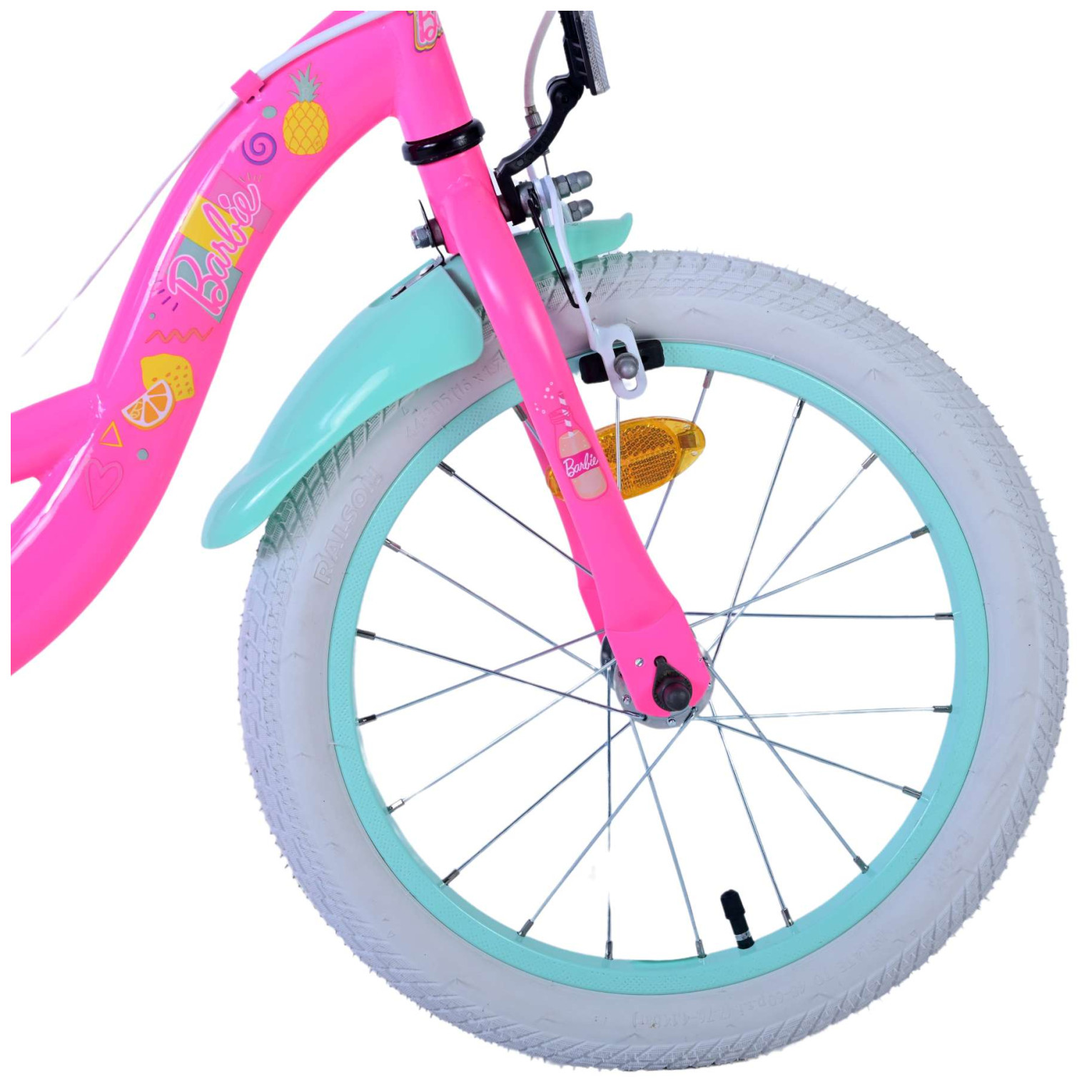 Barbie Fiets - 16 inch - Roze - Twee handremmen