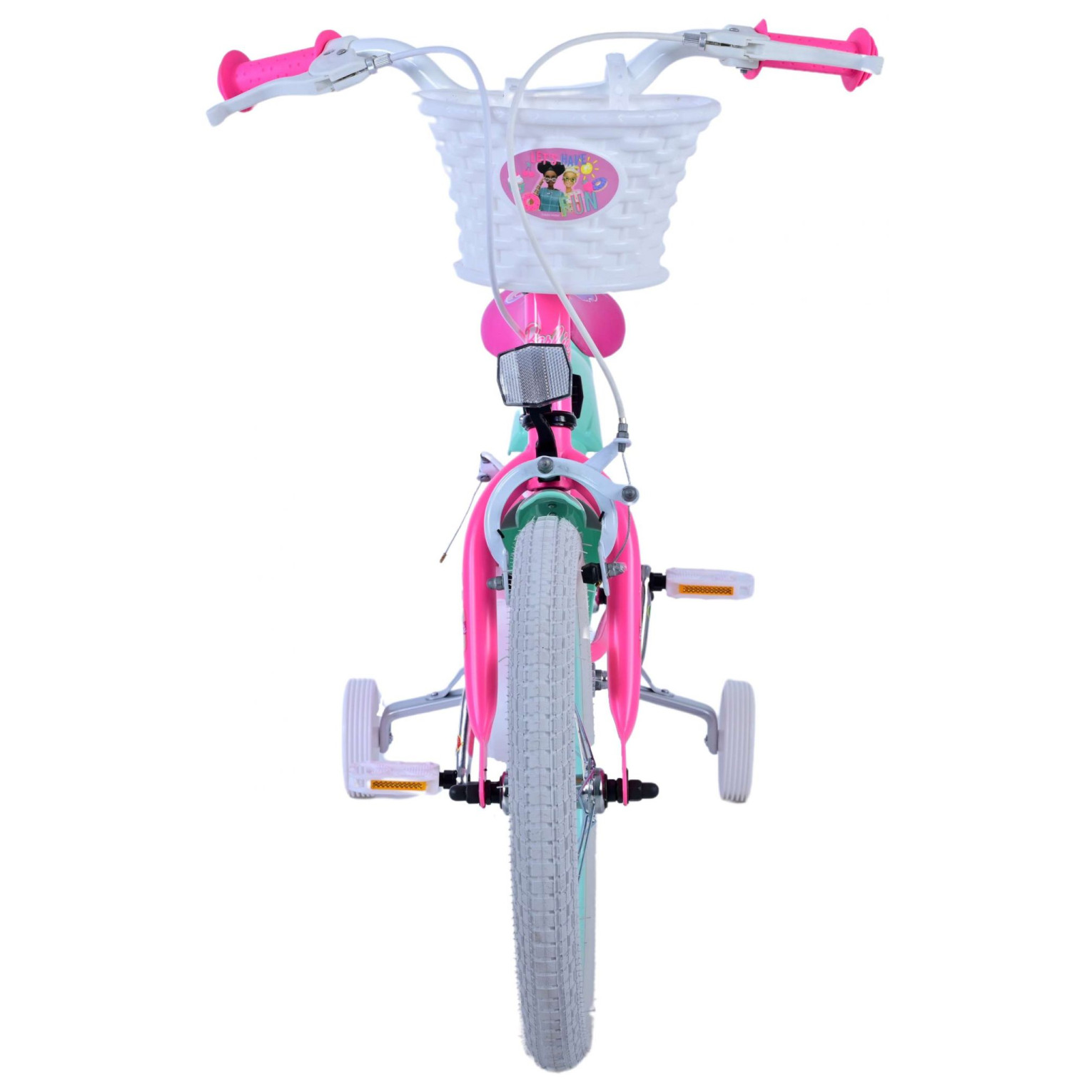 Barbie Fiets - 16 inch - Roze - Twee handremmen