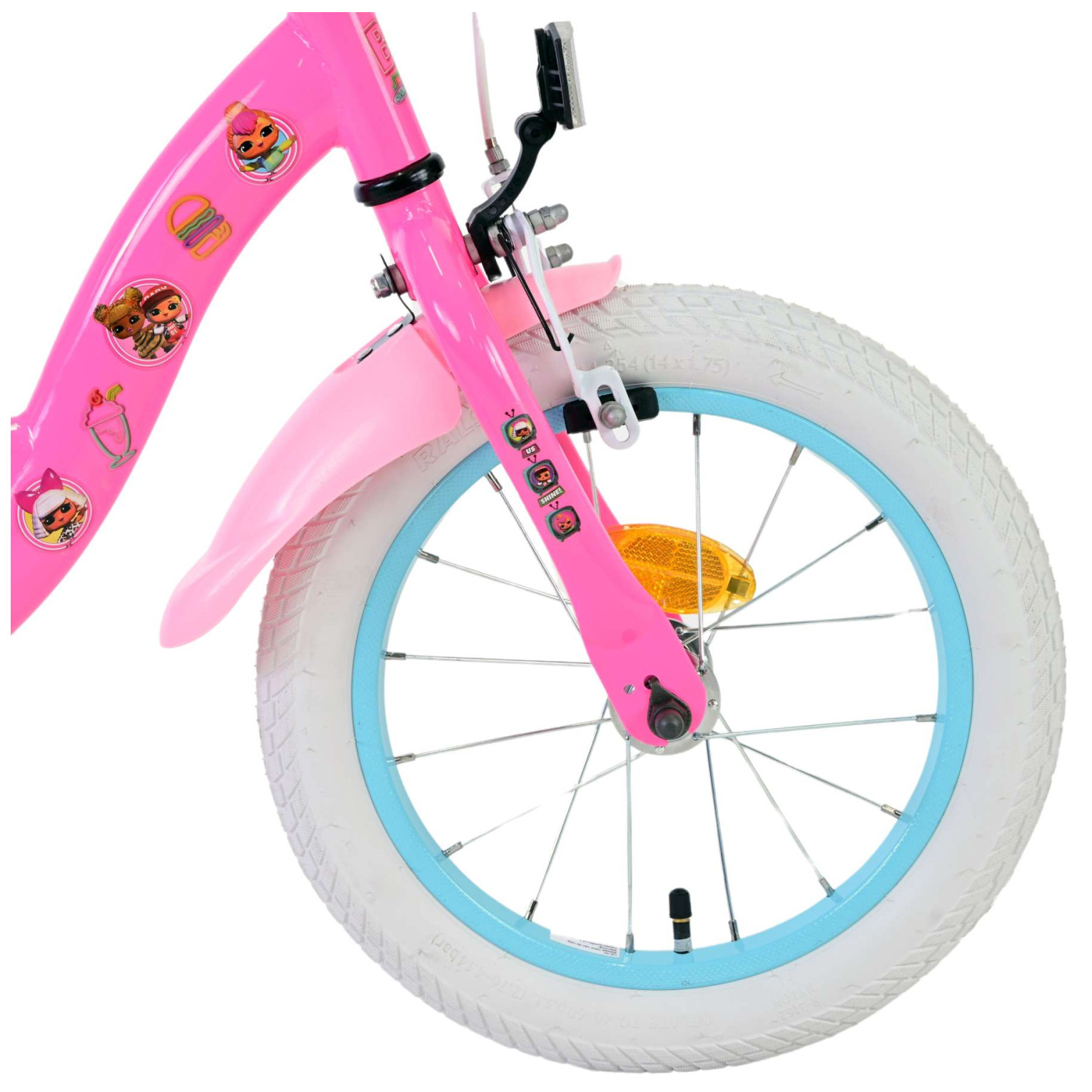 LOL Surprise Fiets - 14 inch - Roze